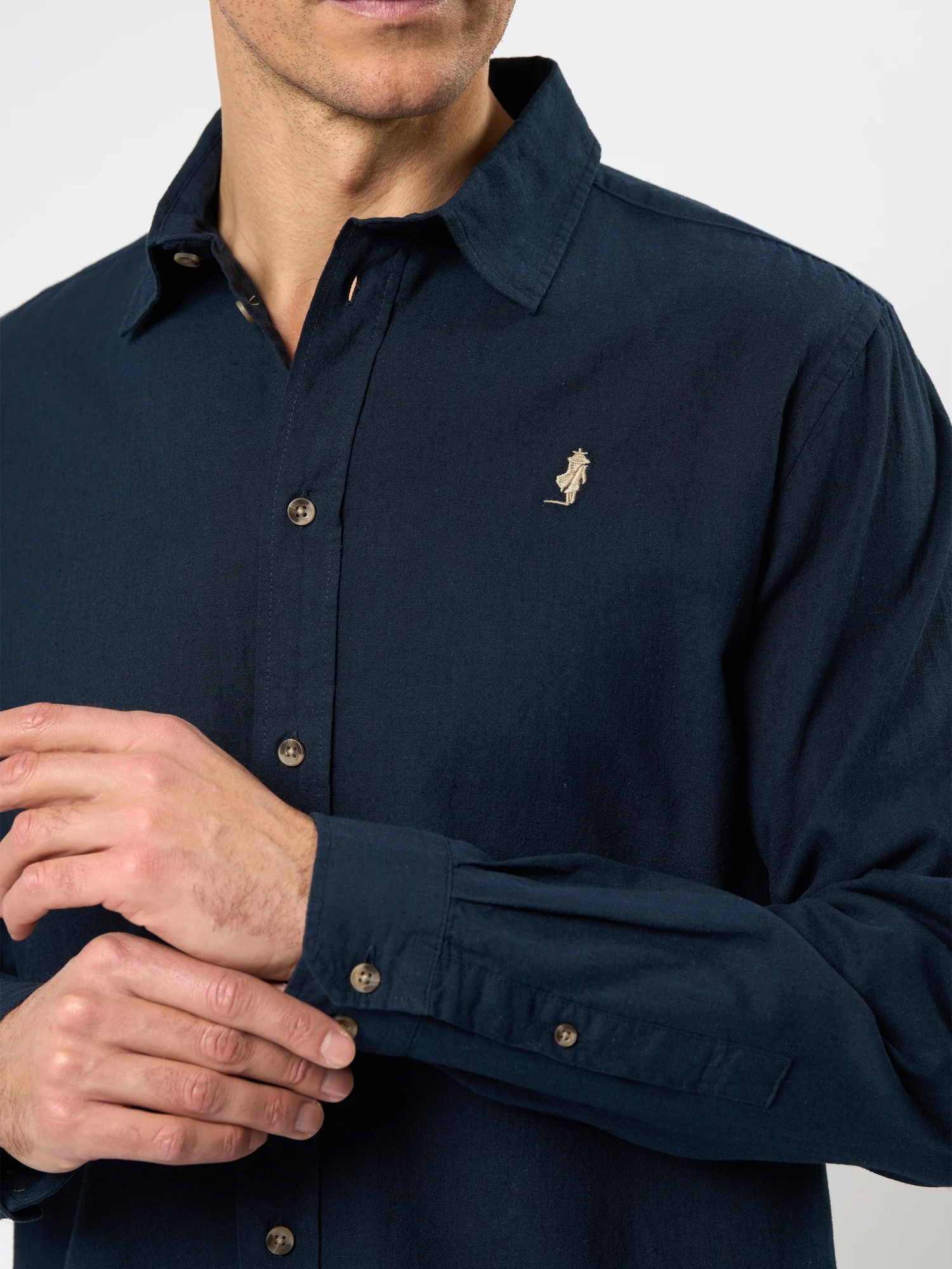 MCS Langarmhemd »MCS shirt Grand Prairie«