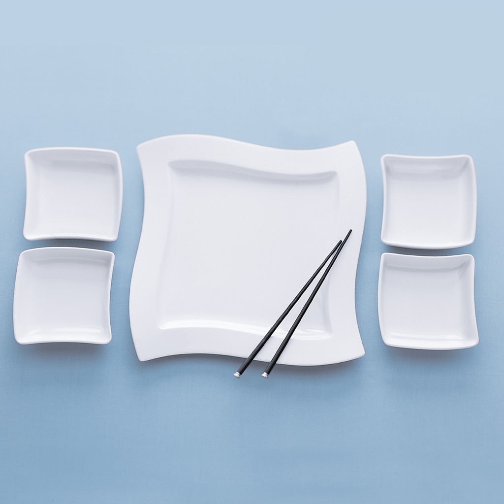 Villeroy & Boch Schale »Schälchen NewWave 12 x 12 cm 4er Set weiß«
