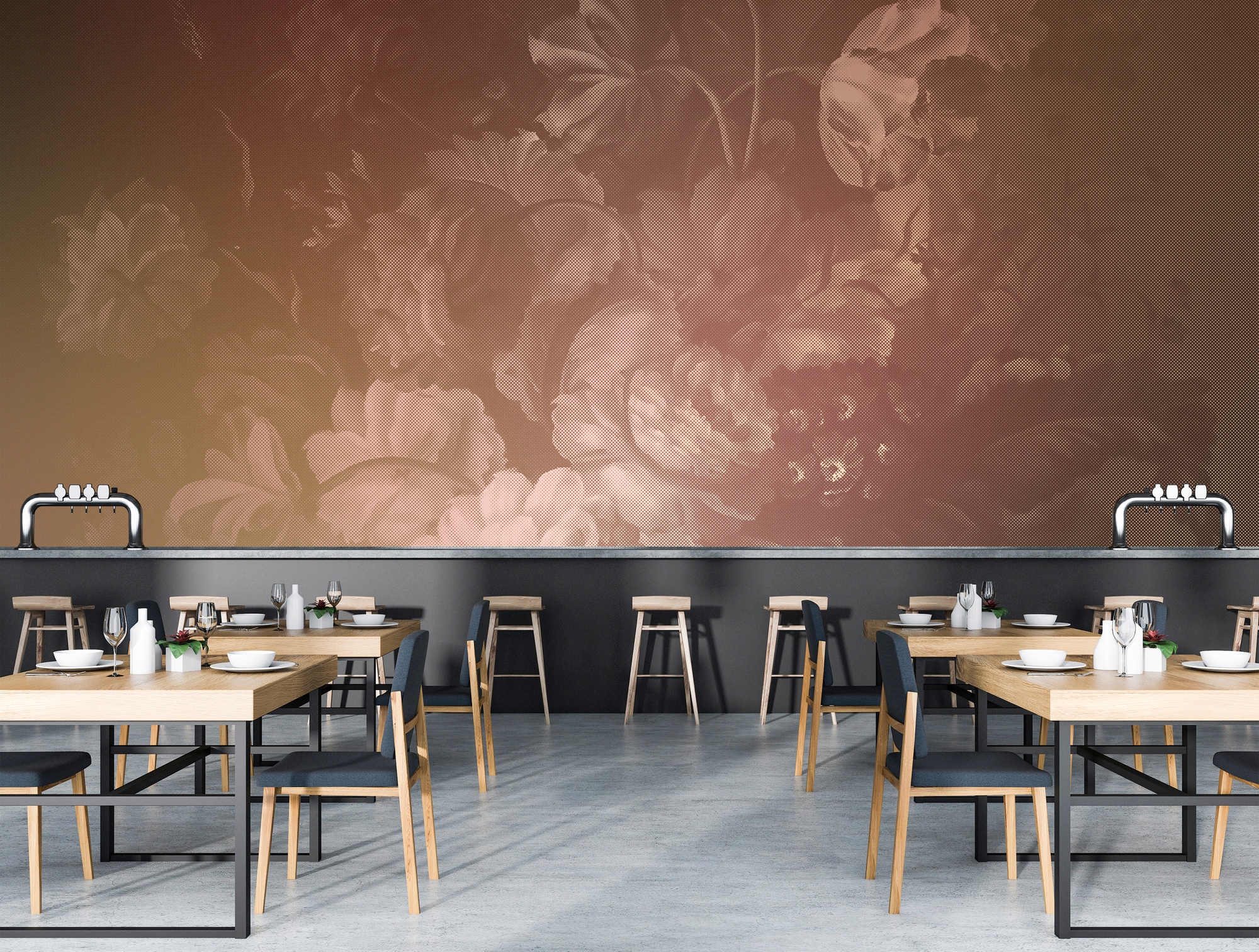 living walls Fototapete »Walls by Patel Dutch Pastel 3«, Vlies, Wand, Schräge