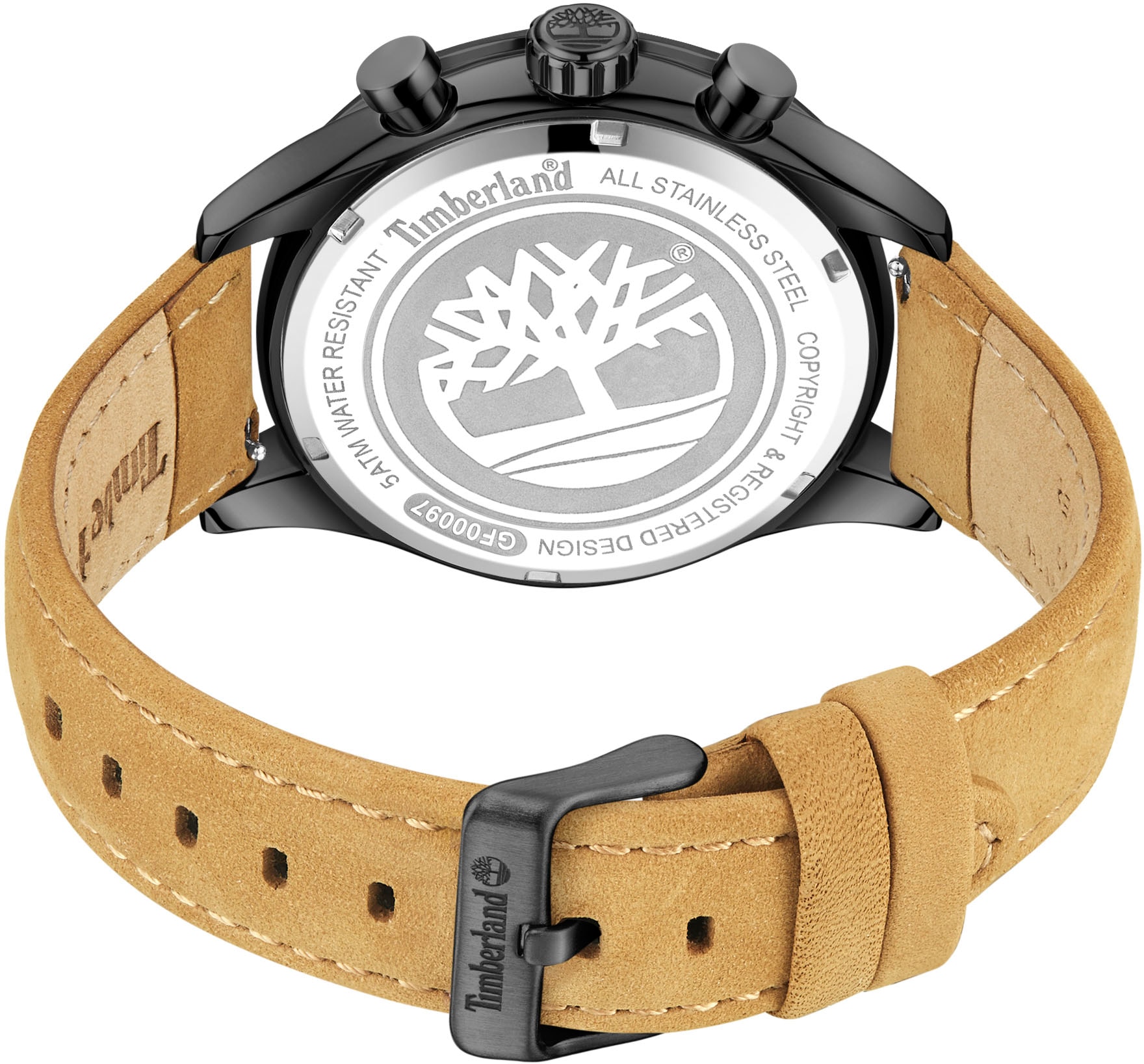 Timberland Multifunktionsuhr »ASHMONT, TDWGF0009701«, Armbanduhr, Quarzuhr, Herrenuhr, Datum