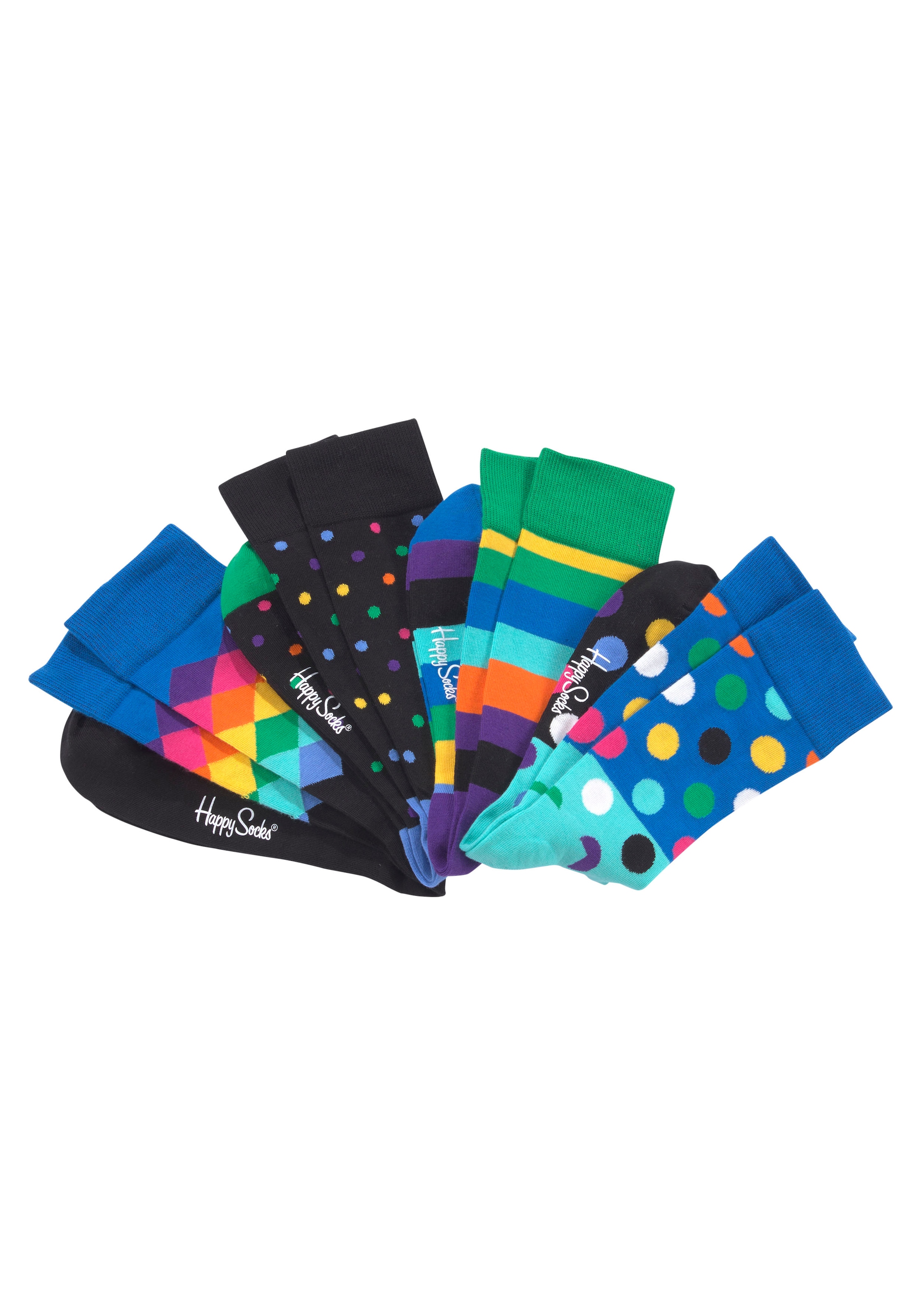 Happy Socks  Socken (4 poros) dryžuotas Gift Box