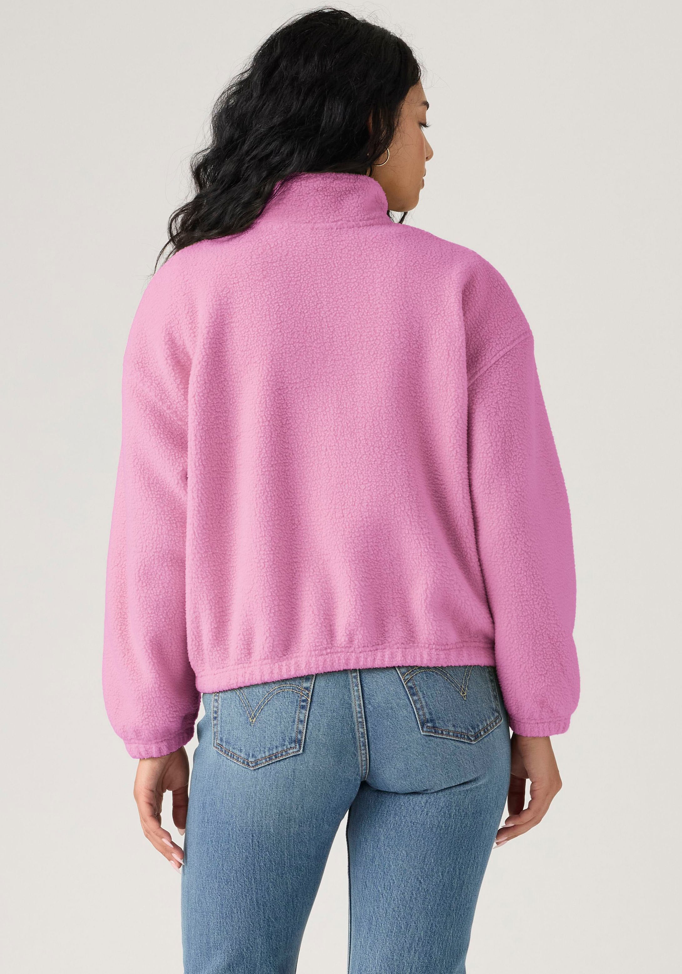 Levi's® Fleecepullover »LSE_DELTA 1/4 ZIP«, Pflegeleichte Fleece- Qualität
