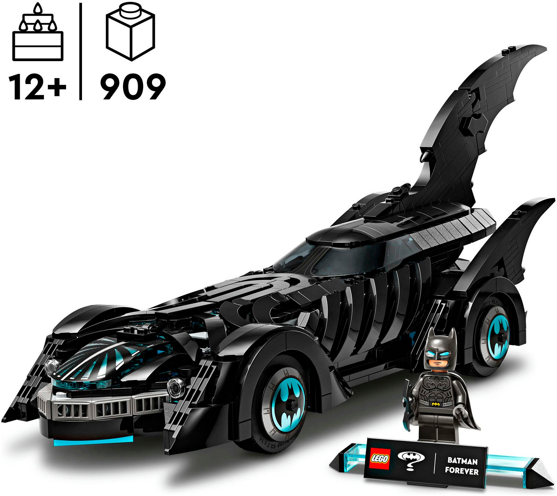 LEGO® Konstruktionsspielsteine »Batman Forever Batmobil (76304), LEGO Super Heroes«, (909 St.), Made in Europe