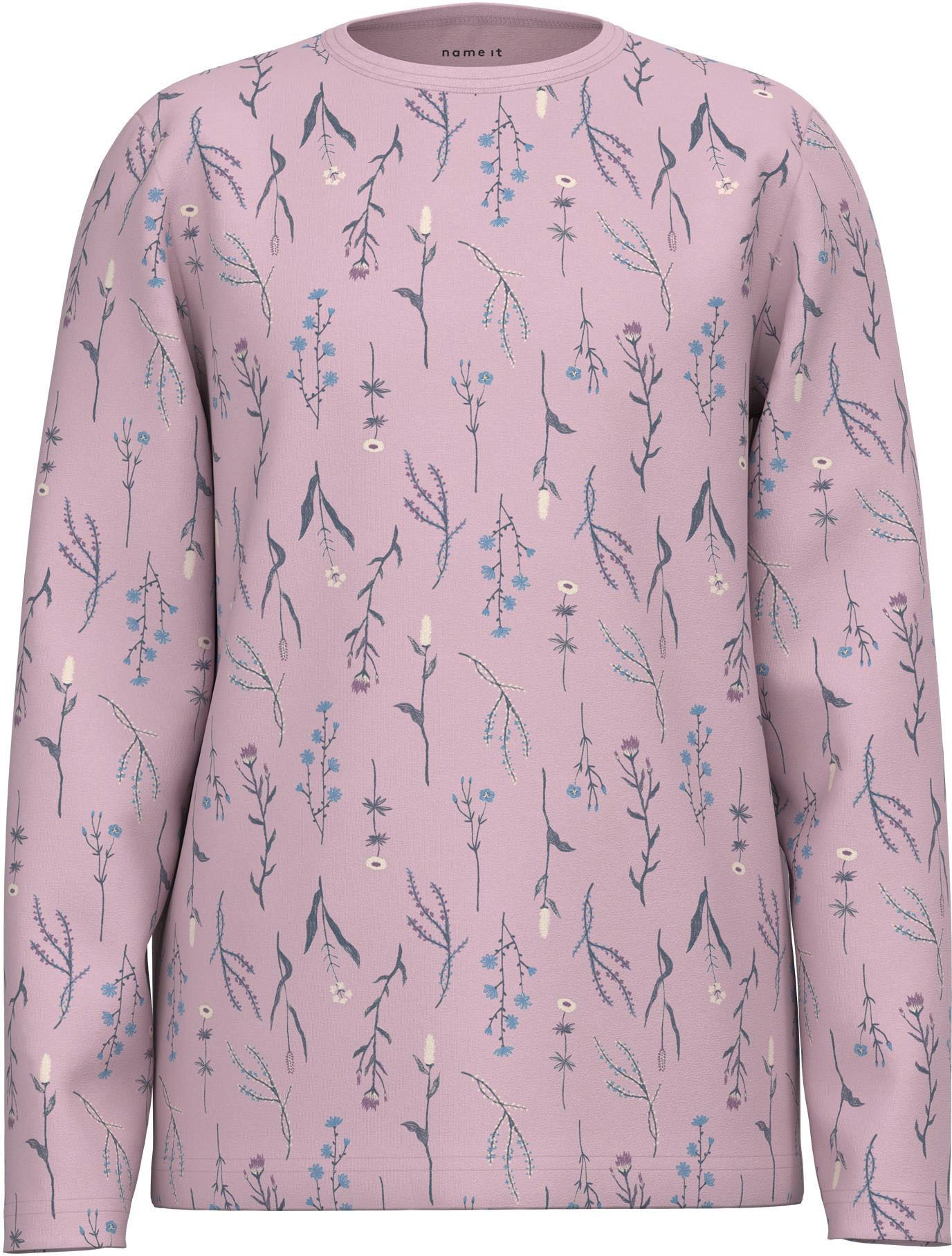 BAUR Schlafanzug DAWN (Set, 2 PINK »NKFNIGHTSET It tlg.) NOOS«, online bestellen | FLOWER Name