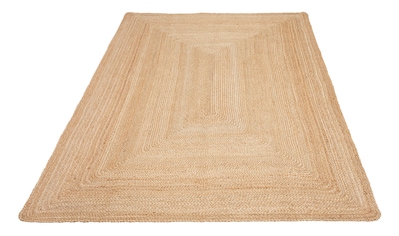 Teppich »Naturala, Jute-Teppich, handgefertigt«, rechteckig