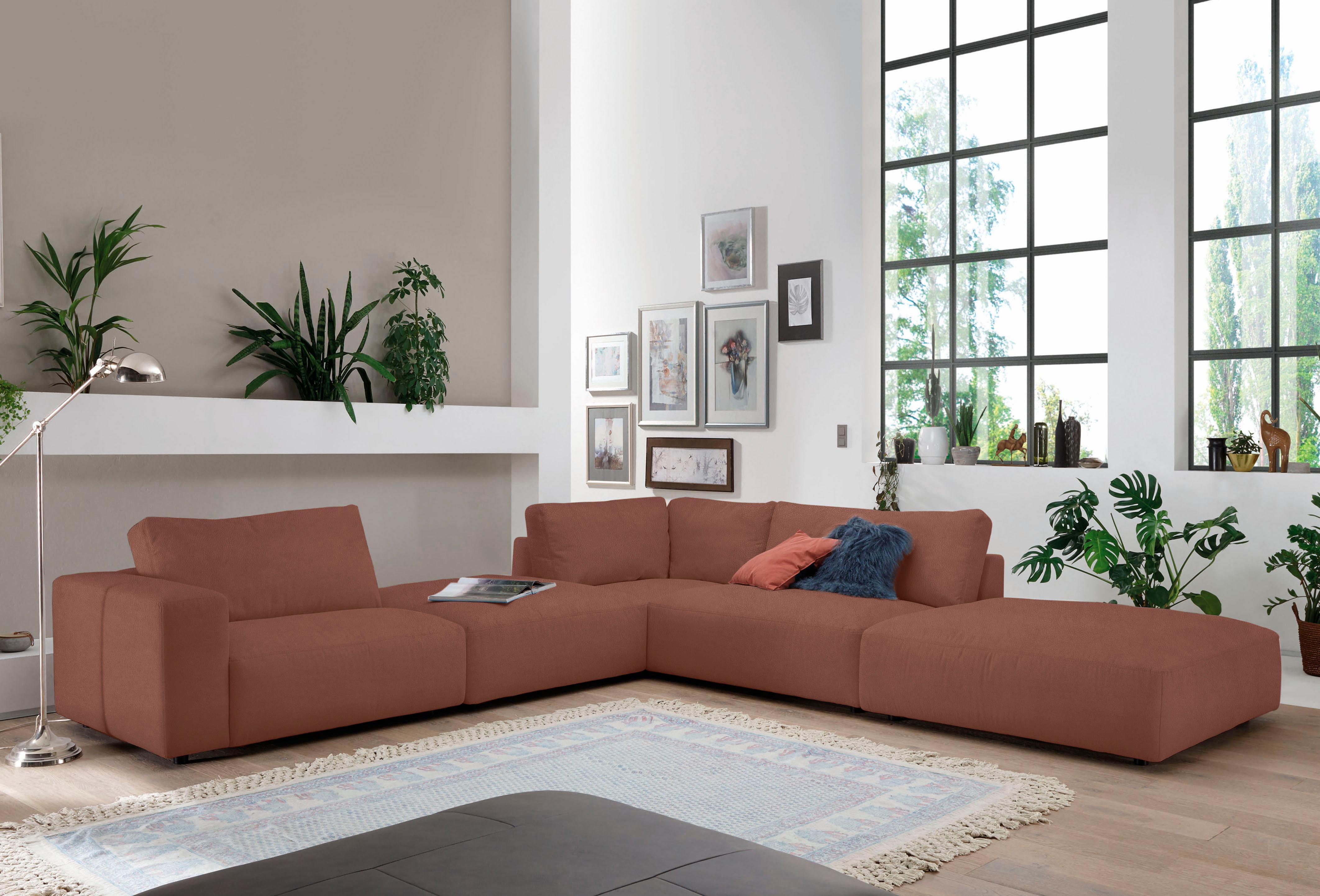 Musterring Ecksofa "LUCIA L-Form" in vielen Qualitäten und 4 verschieden Nähten