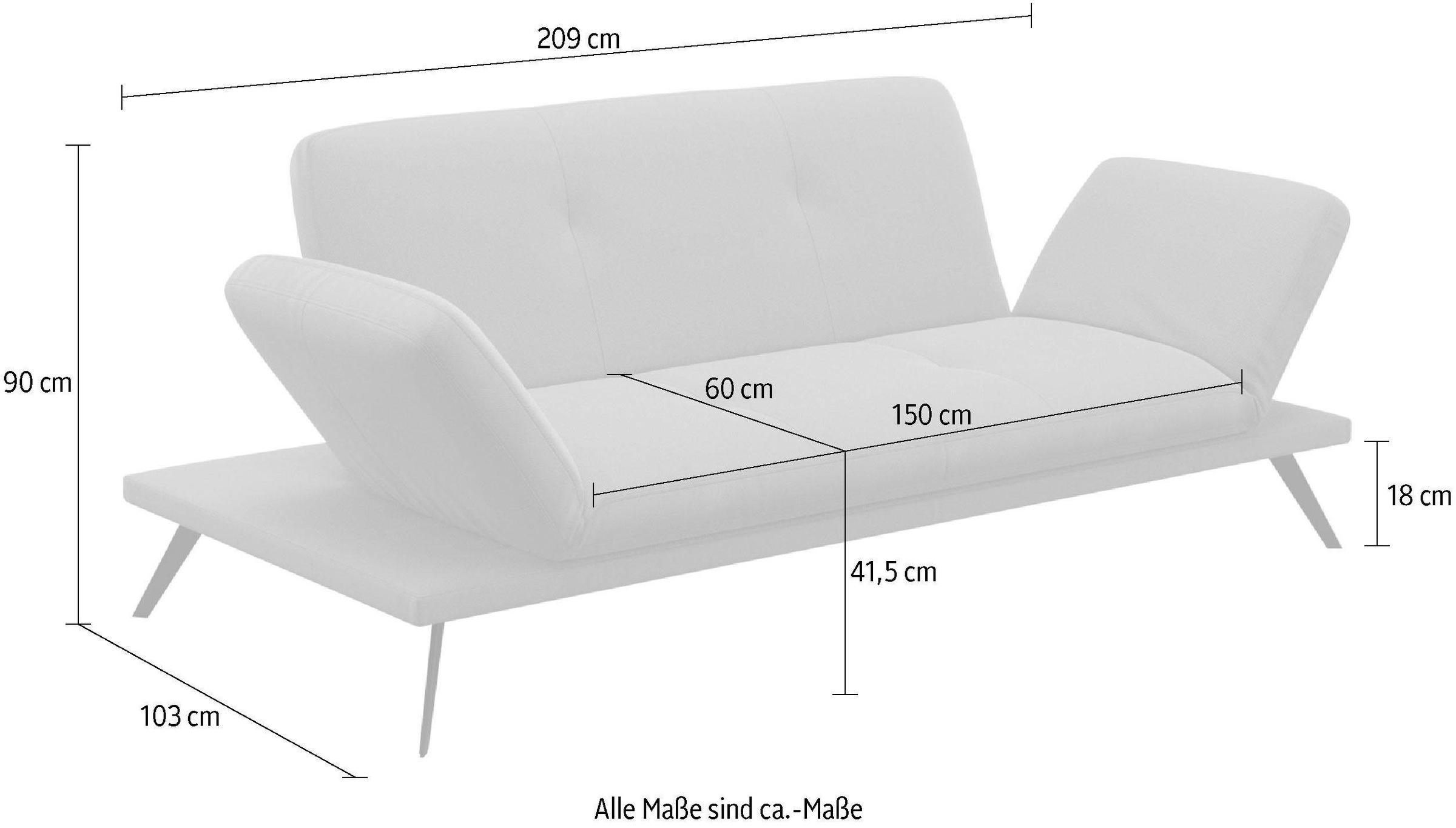 machalke® 3-Sitzer »wings«