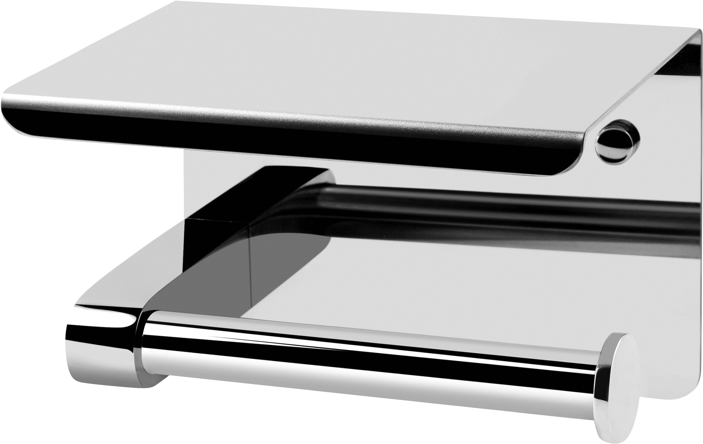 CORNAT Toilettenpapierhalter "Mit Ablage" günstig online kaufen