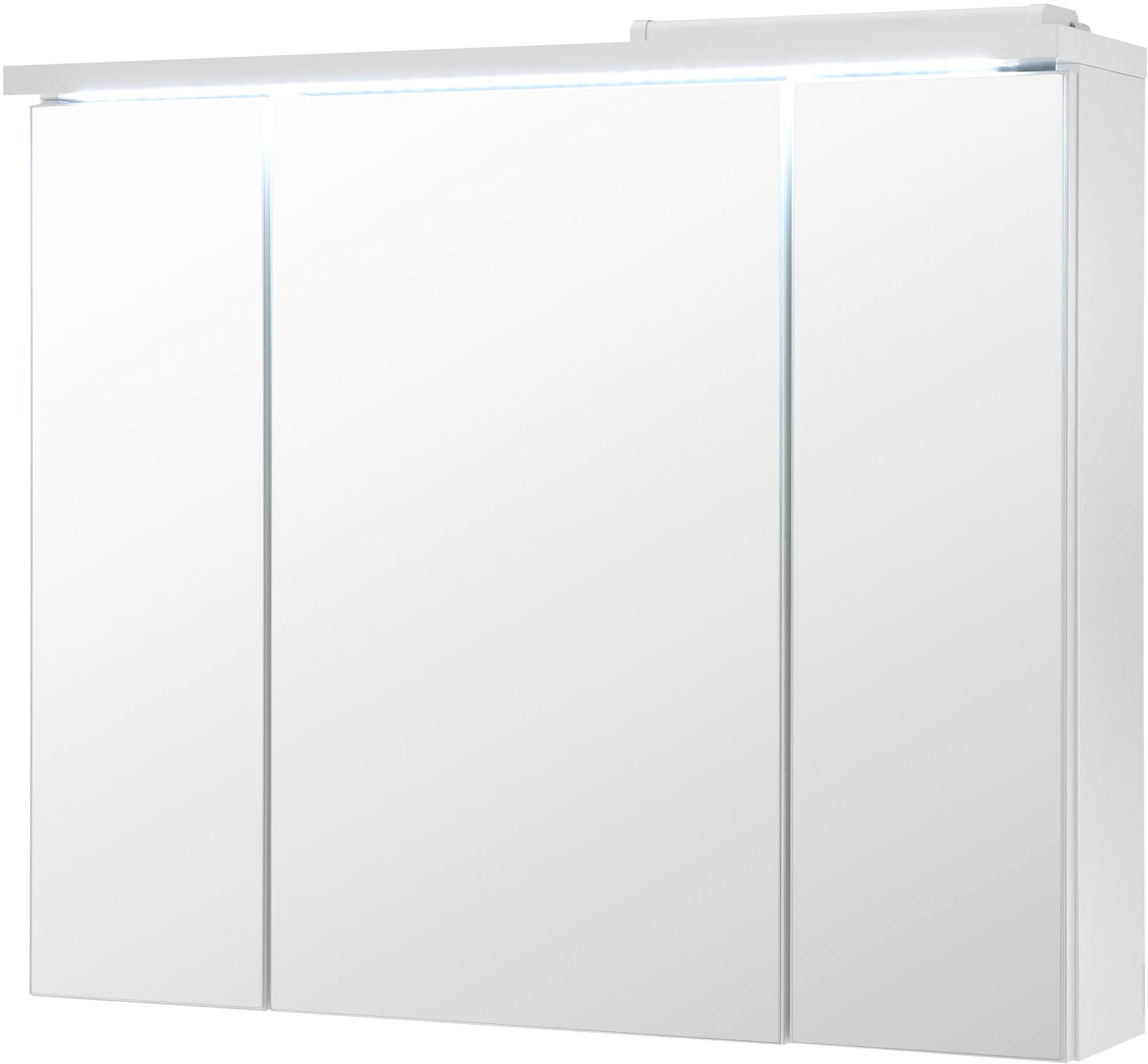 BASIC by Balculina Spiegelschrank "Pool, Badezimmerschrank BxHxT 80x68x21" günstig online kaufen