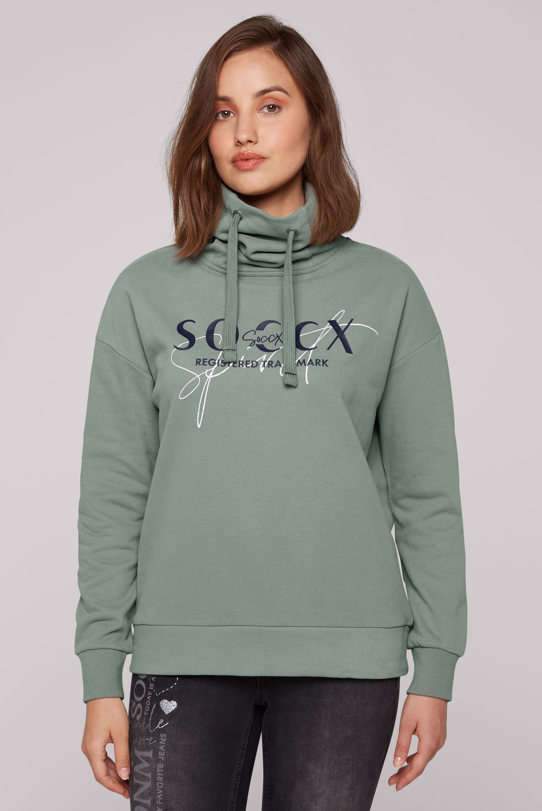 SOCCX Sweater, mit Baumwolle