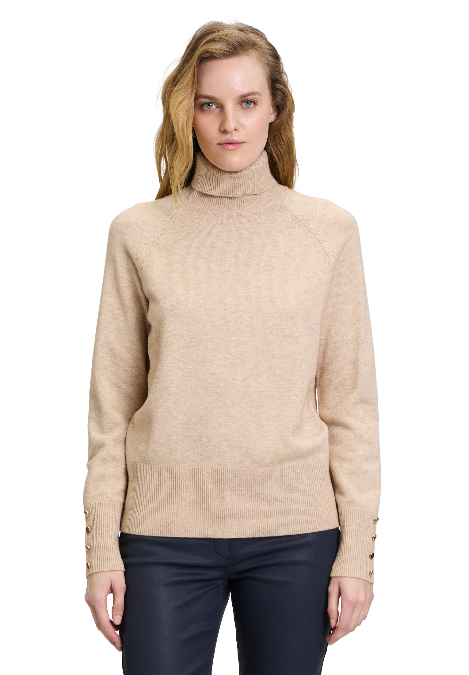 Betty Barclay Strickpullover "Betty Barclay Rollkragenpullover mit Knöpfen" günstig online kaufen