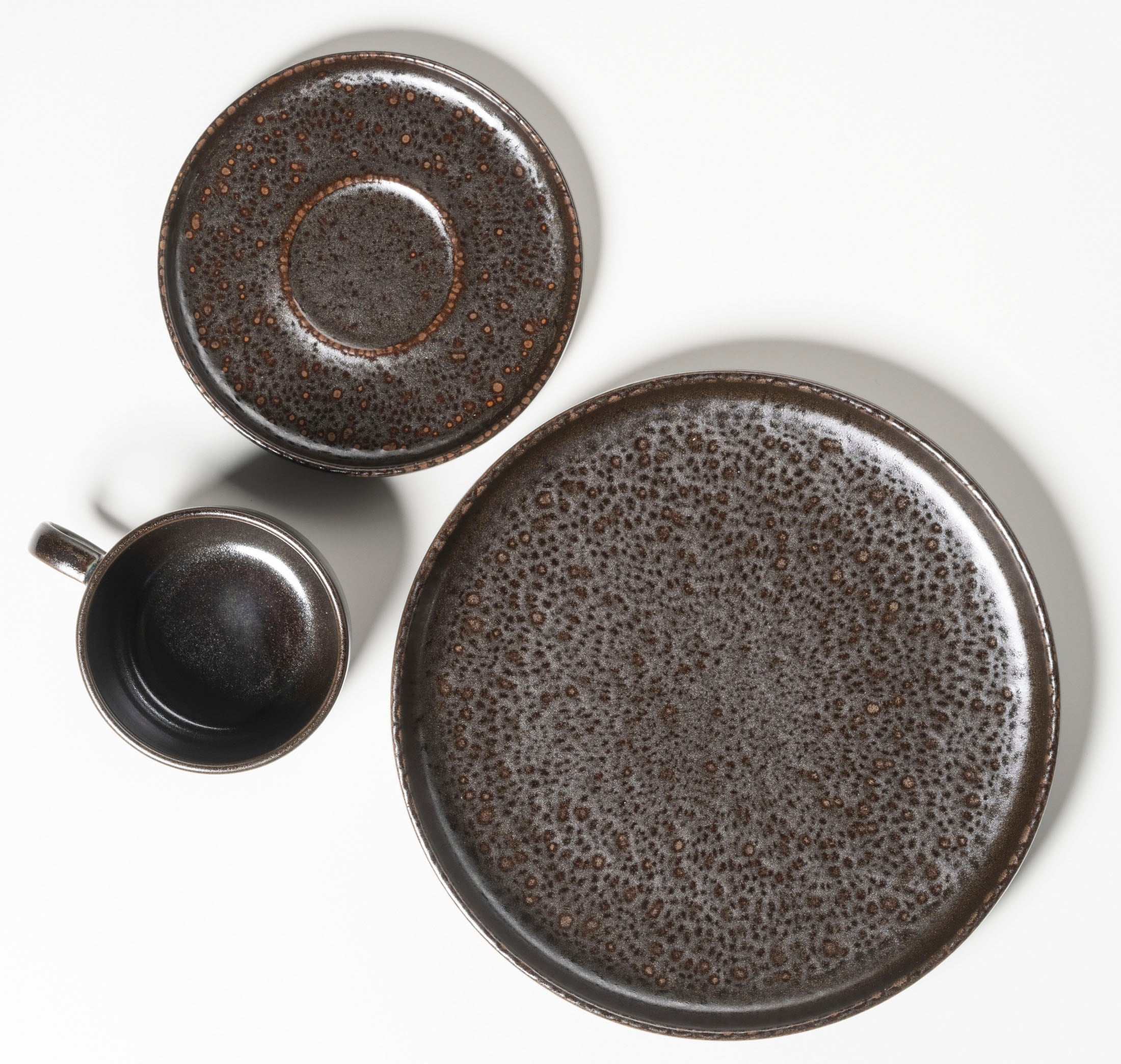gipfelstück Kaffeeservice »Glockenklang«, (Set, 12 tlg.), Scandi-Style,  jedes Stück ein Unikat, 12 Teile, für 4 Personen | BAUR