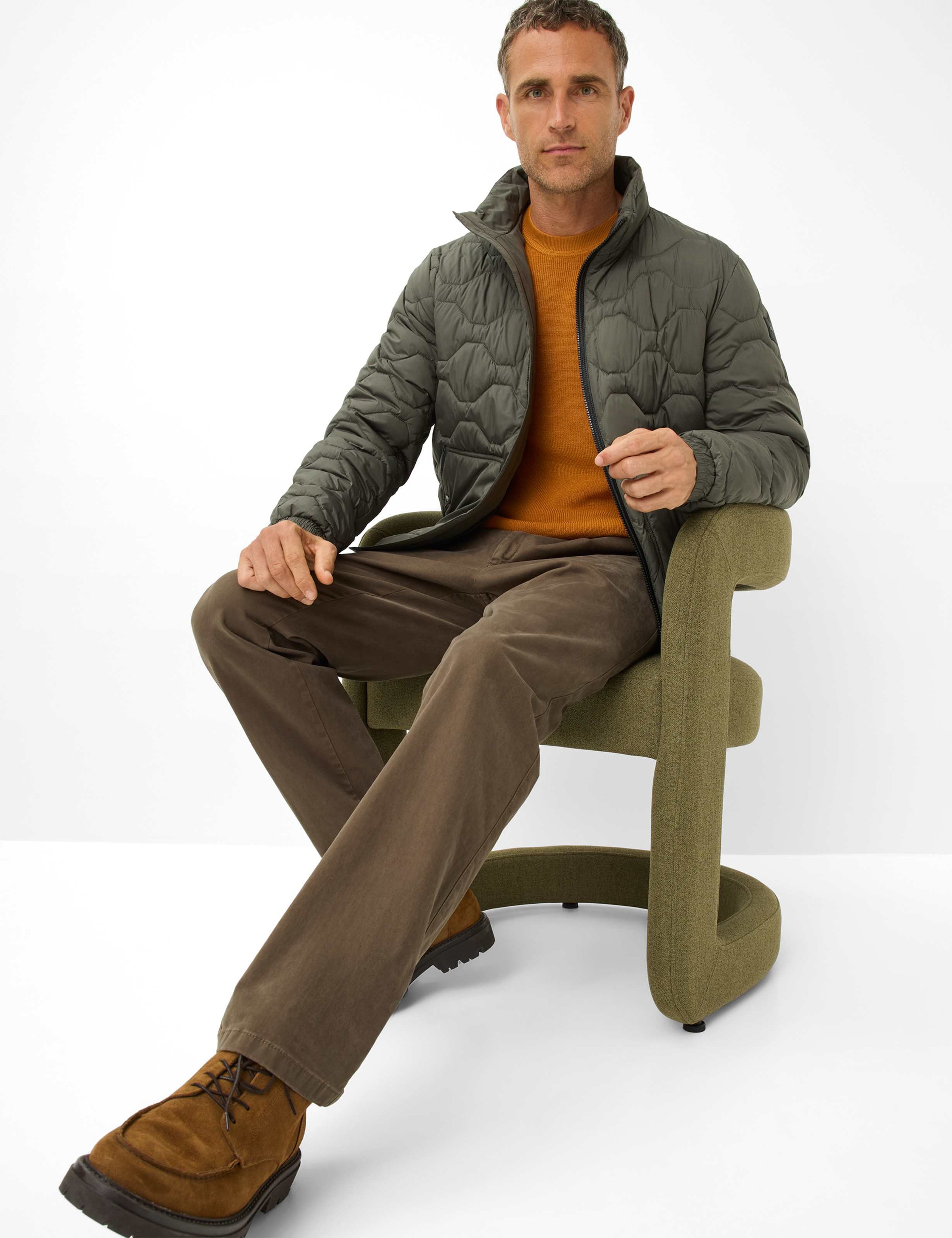 EUREX by BRAX Bundfaltenhose »Style LUIS«