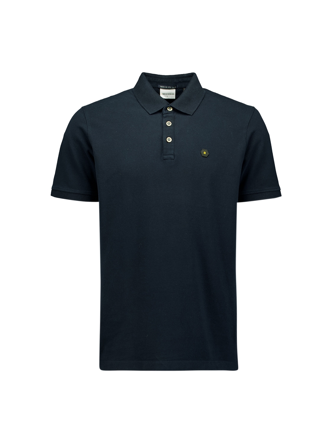 NO EXCESS Poloshirt »No Excess Poloshirt Polo Pique Garment Dyed«