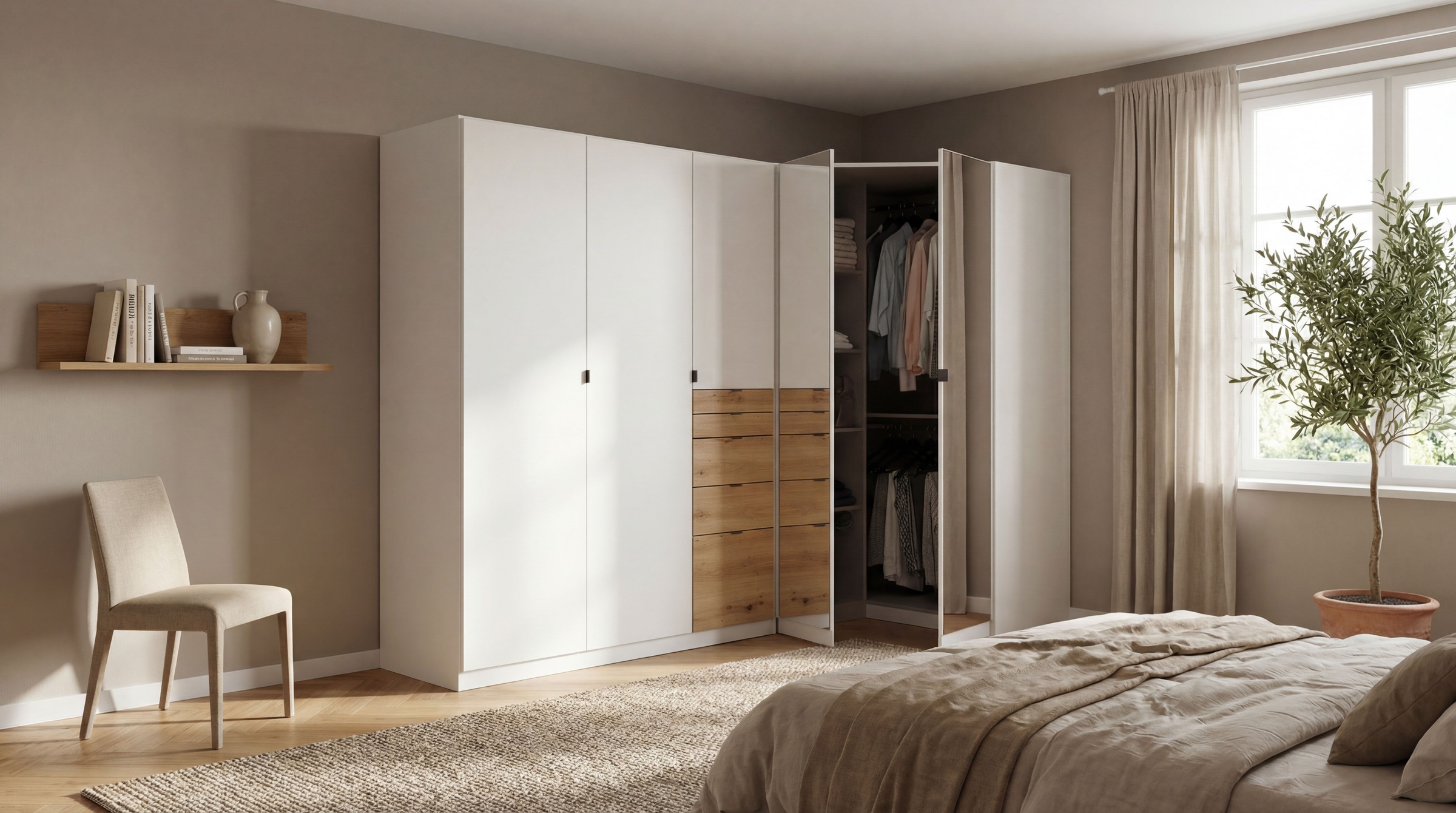 rauch Schrank-Set "Kleiderschrank Schrank Garderobe Wäscheschrank Ankleide günstig online kaufen
