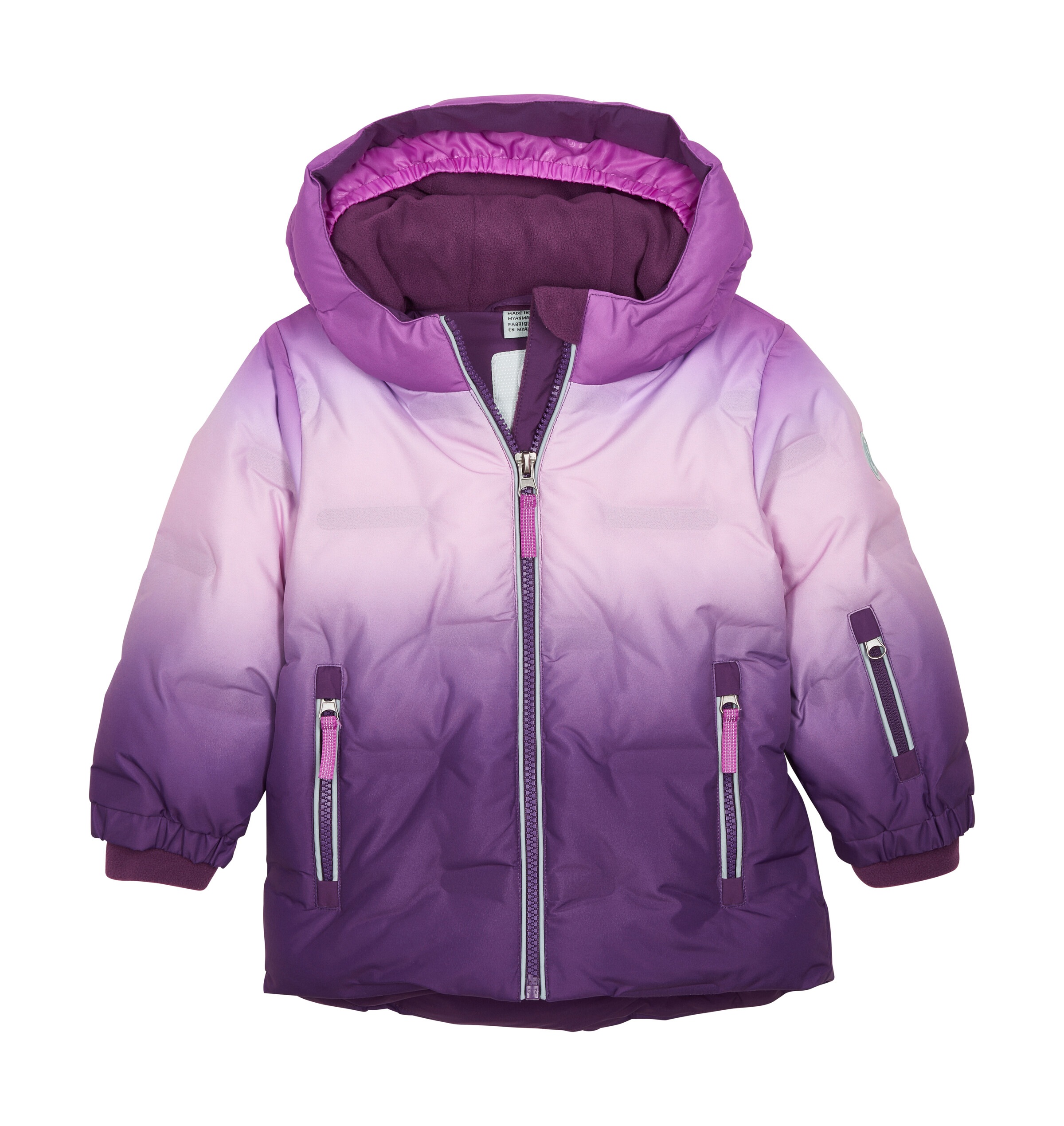 first instinct by killtec Steppjacke "FISW 32 MNS QLTD JCKT" Wasserabweisende Kinderjacke mit Farbverlauf und Schneefang