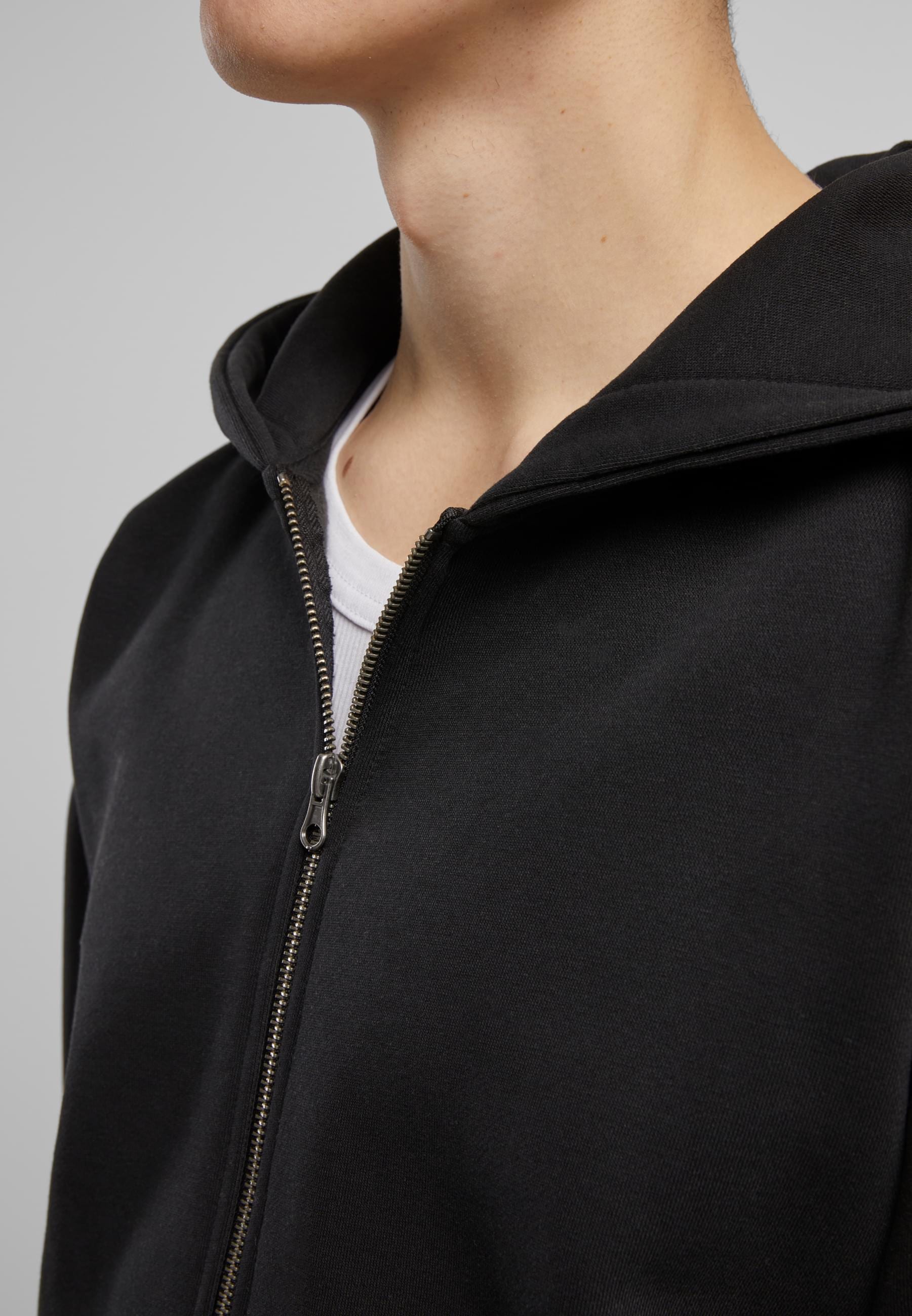 URBAN CLASSICS Sweatjacke »Urban Classics Vintage Heavy Zip Hoodie«
