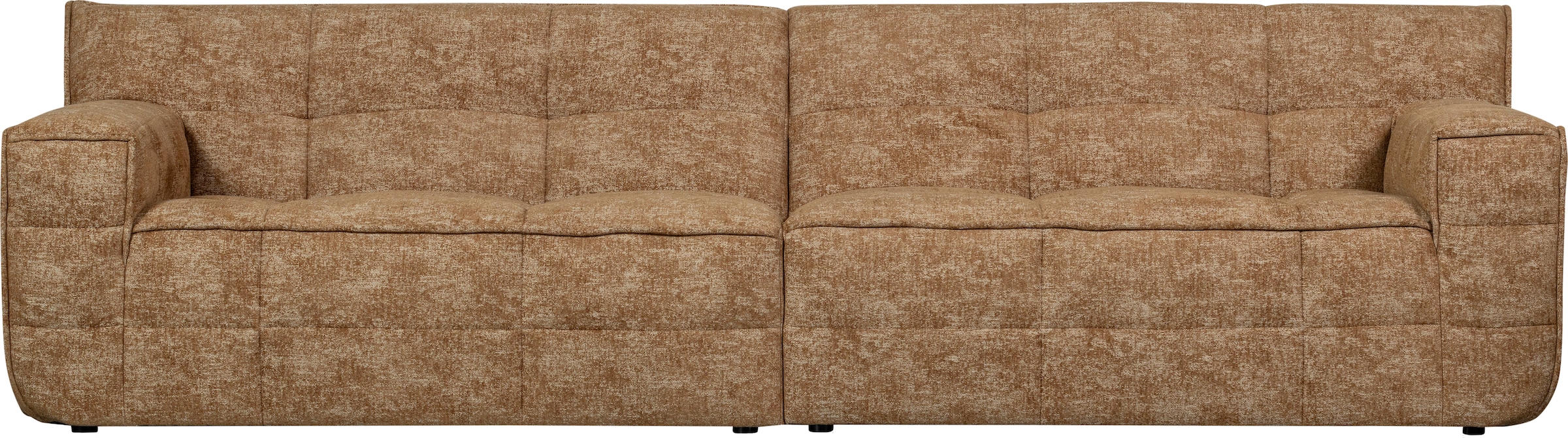 WOOOD 4-Sitzer "Sofa Timor", frei im Raum stellbar, mit Chenille gefüttert, H 81 cm x B 297 cm