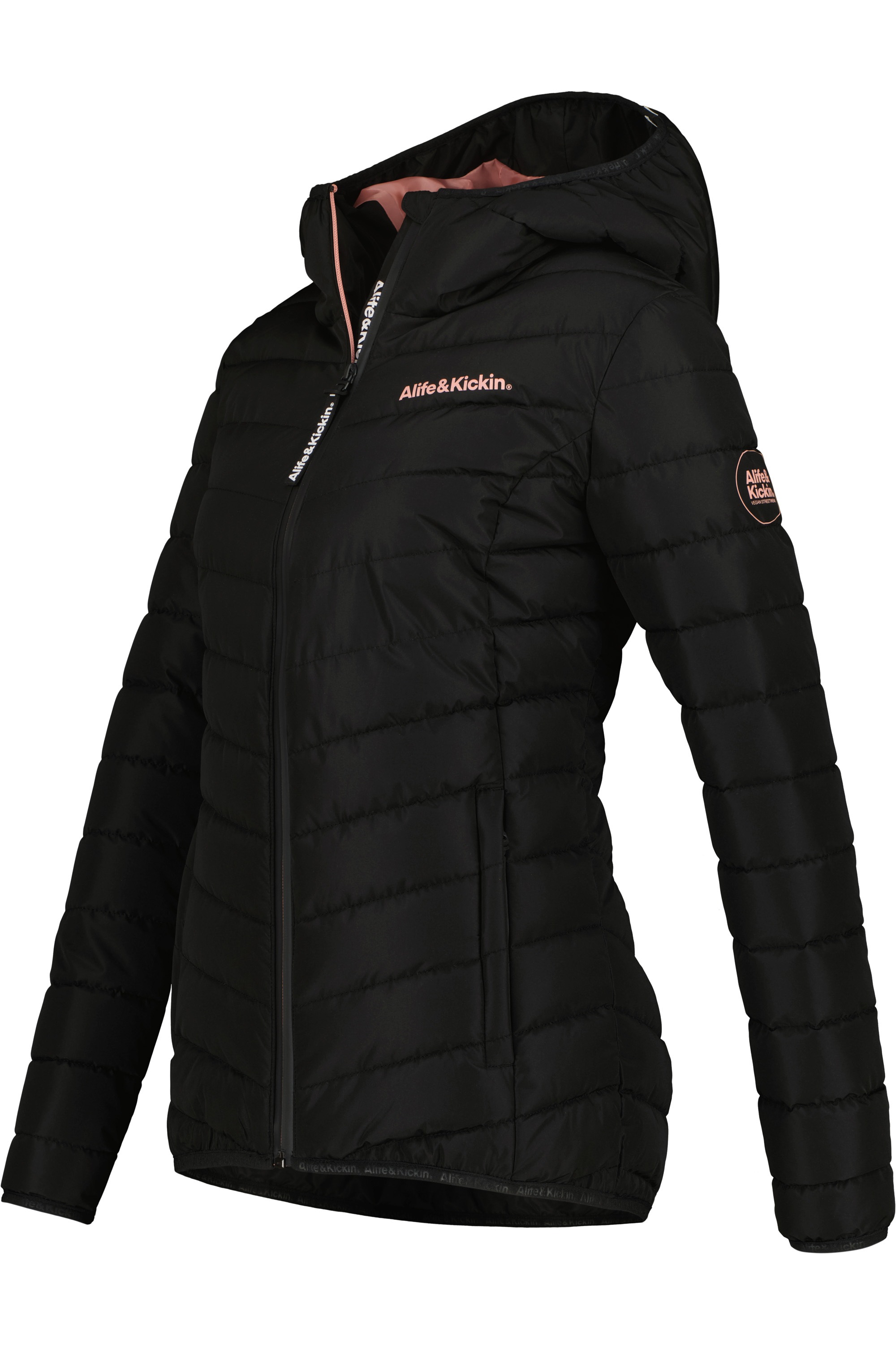 Alife & Kickin Winterjacke »Damen RabeaAK A«, Moderne Steppjacke mit gefütterter Kapuze in schmaler Passform