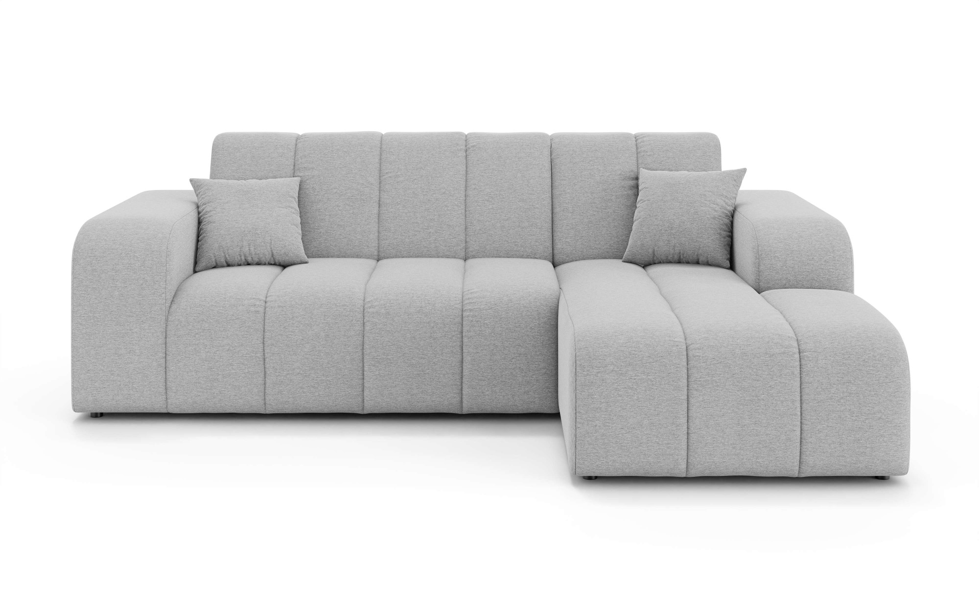 INOSIGN Ecksofa »CASSY L-Form, Schlafsofa mit Bettkasten, Maße B/T/H: 245/165/88 cm«, mit 2 Rückenkissen, Recamiere rechts oder links bestellbar