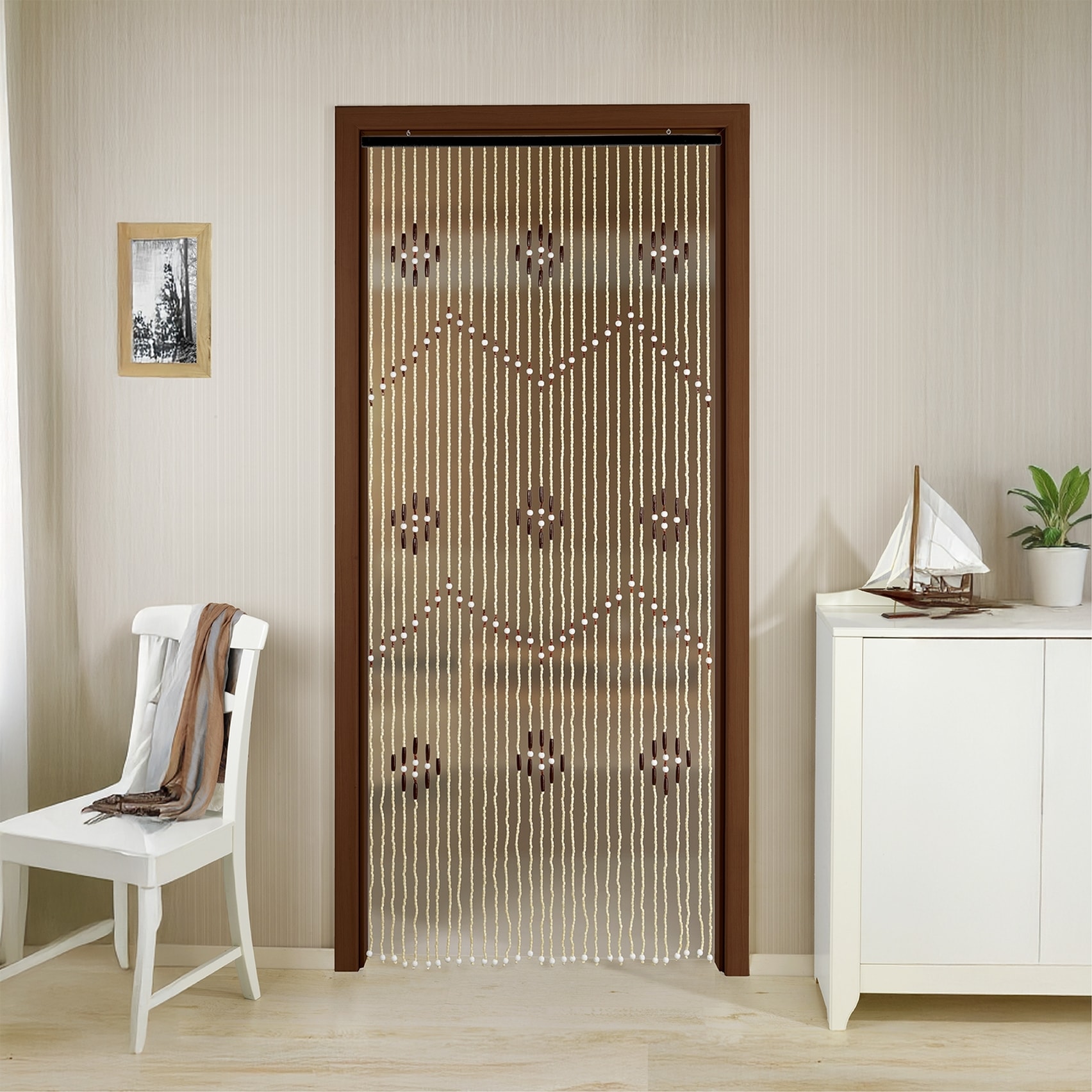 Maximex Insektenschutz-Vorhang »Türvorhang - Holzperlen« 1 Stk. tlg.