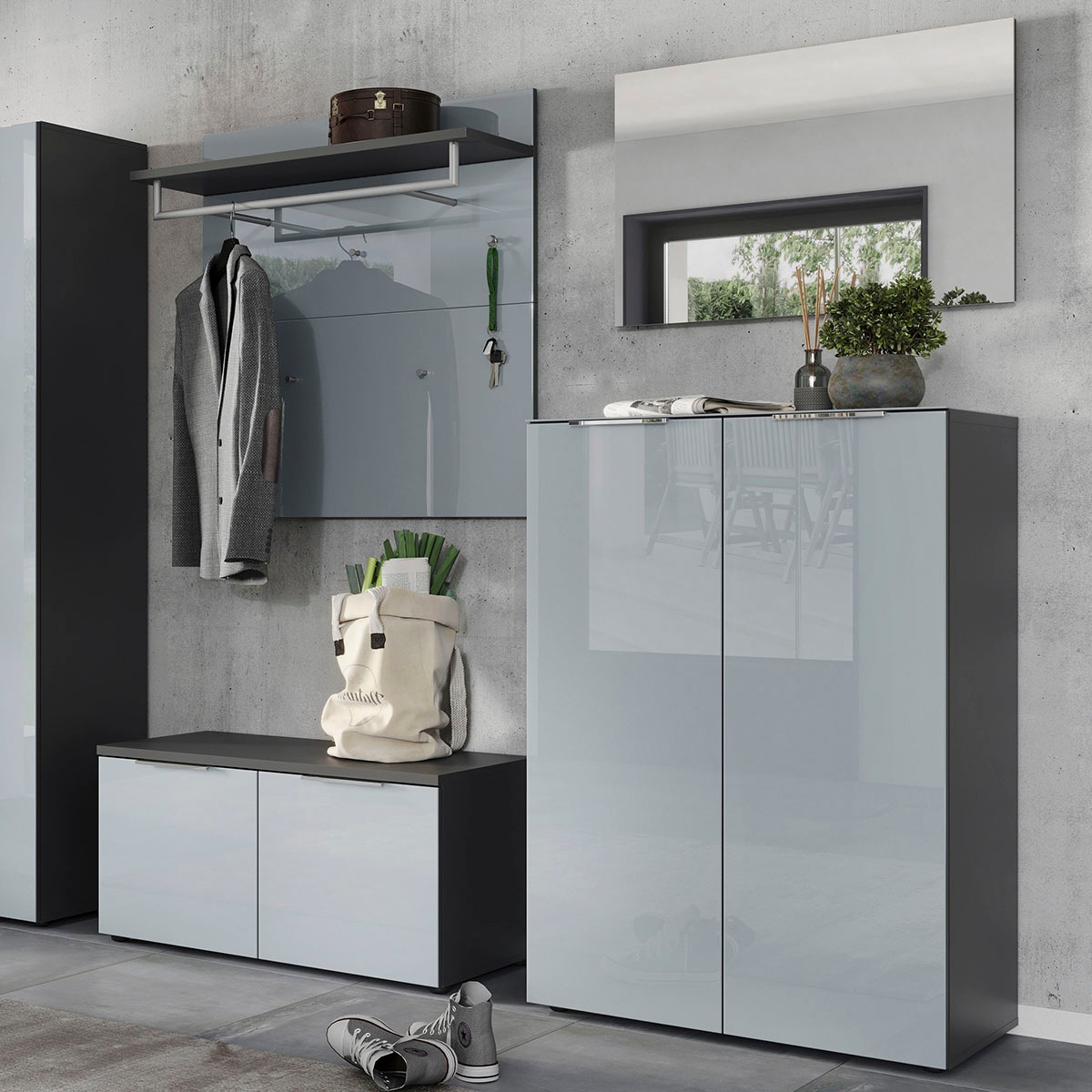 GERMANIA Garderoben-Set "Oakland" 4 Stk. tlg. günstig online kaufen