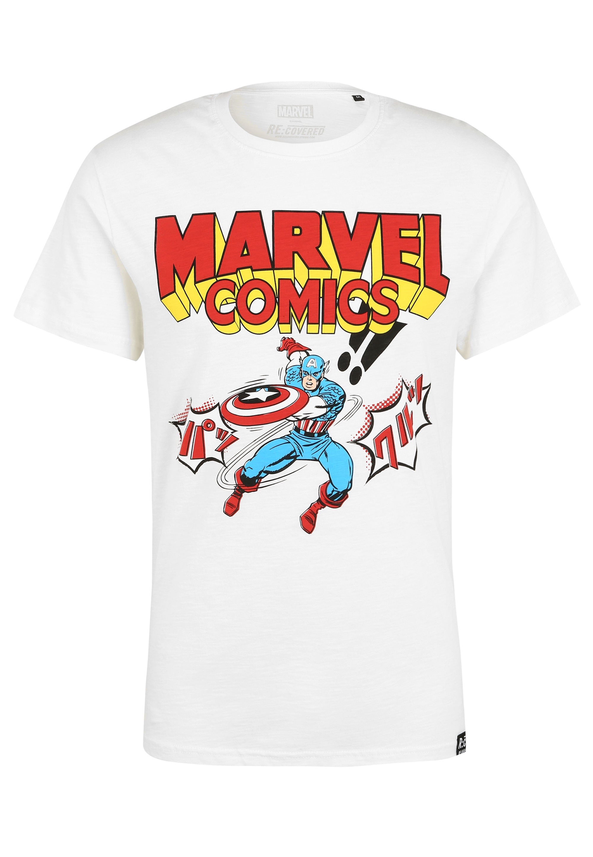 Recovered T-Shirt "Marvel Comics Captain America Japan", 1 Stk. mit coolem günstig online kaufen