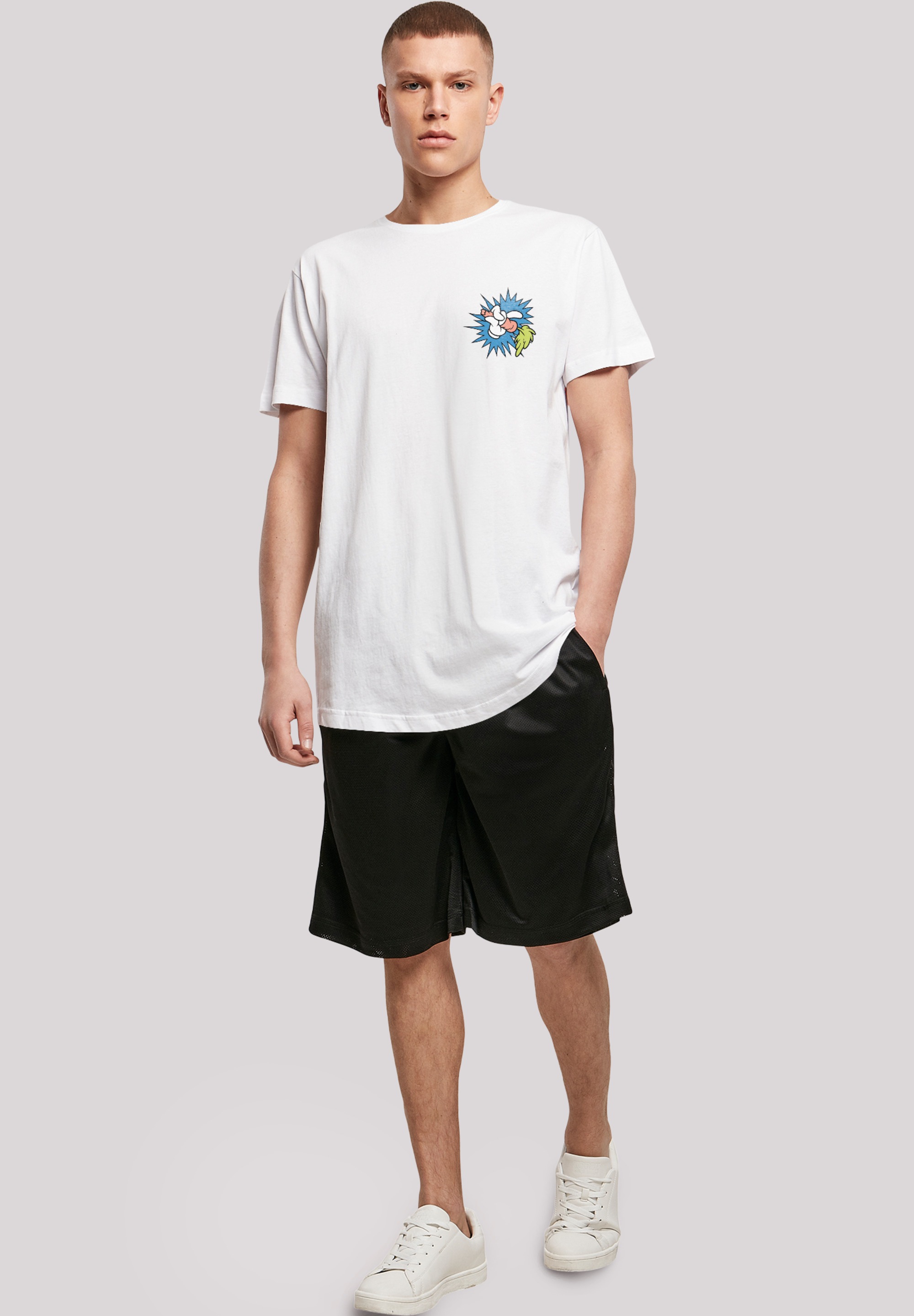 F4NT4STIC T-Shirt »Looney Tunes Bugs Bunny Carrot Breast Print«, Print