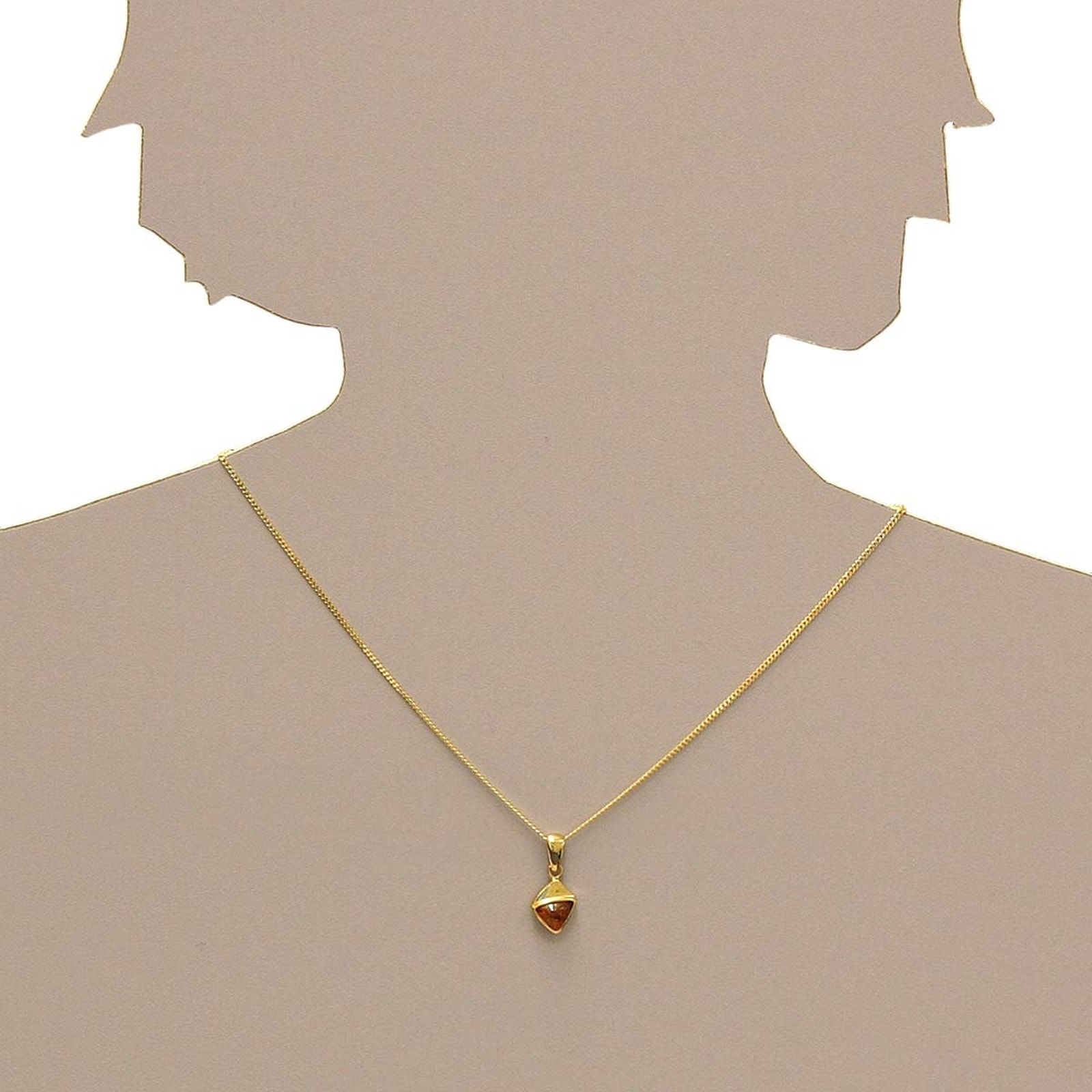 OSTSEE-SCHMUCK Kettenanhänger »- Malou - Gold 333/000 - Bernstein«