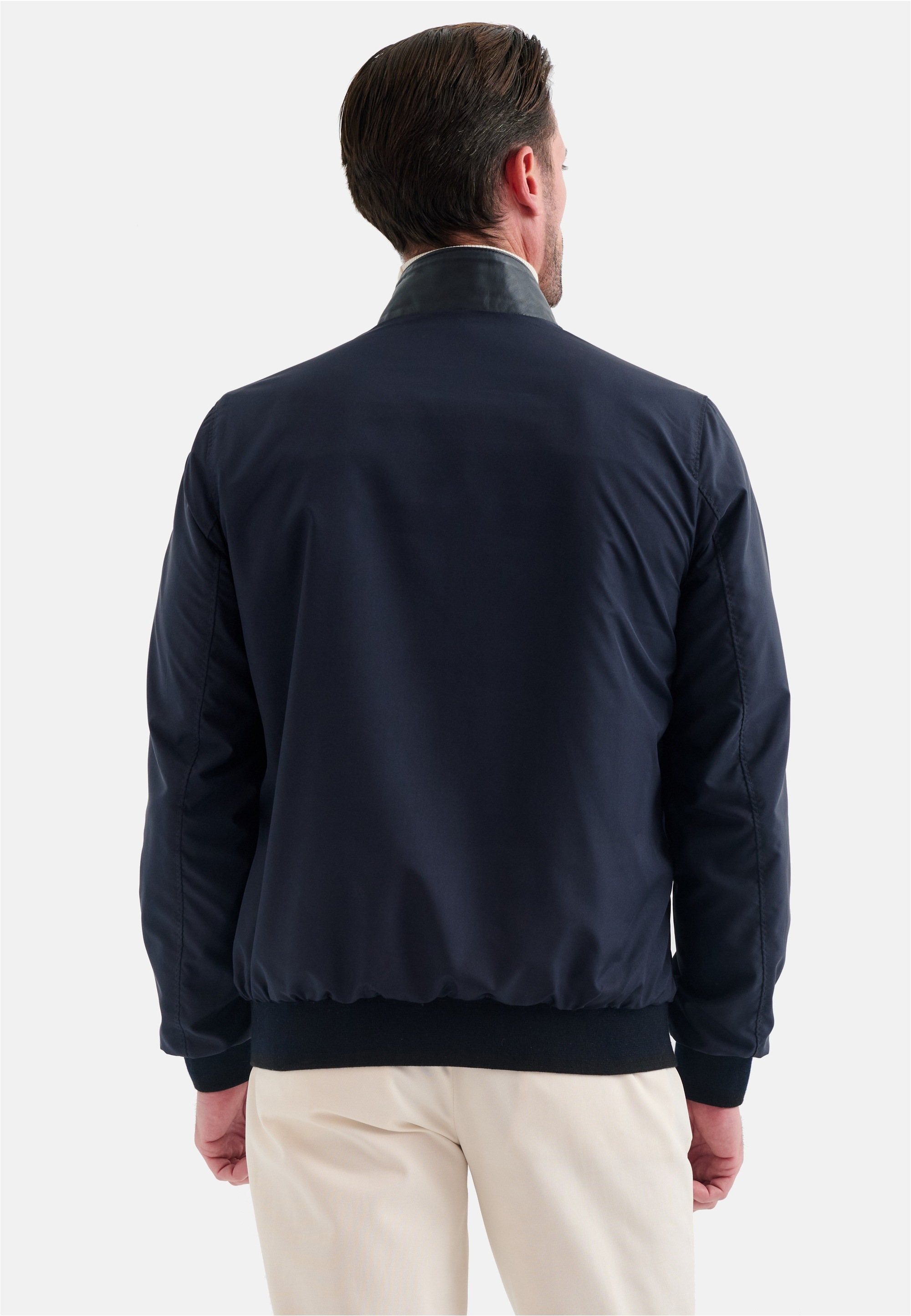 Pierre Cardin Lederjacke, mit Stehkragen