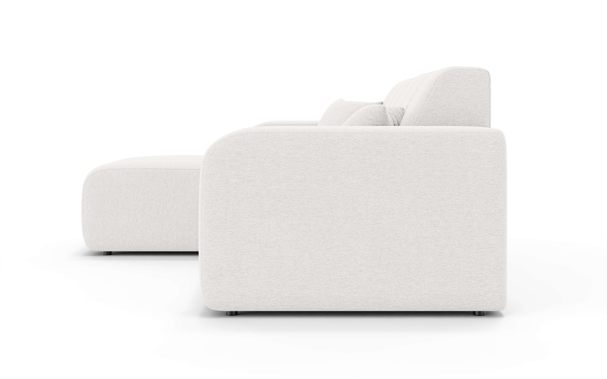 INOSIGN Ecksofa »CASSY L-Form, Schlafsofa mit Bettkasten, Maße B/T/H: 245/165/88 cm«, mit 2 Rückenkissen, Recamiere rechts oder links bestellbar