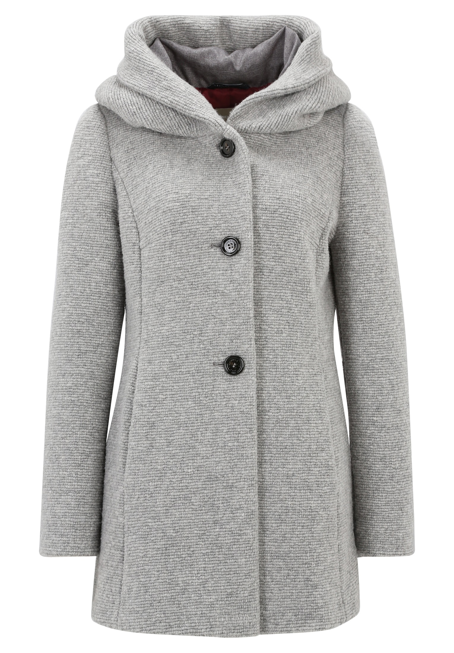 Amber & June Kurzjacke »Amber & June Kurzmantel mit Kapuze«, mit Kapuze