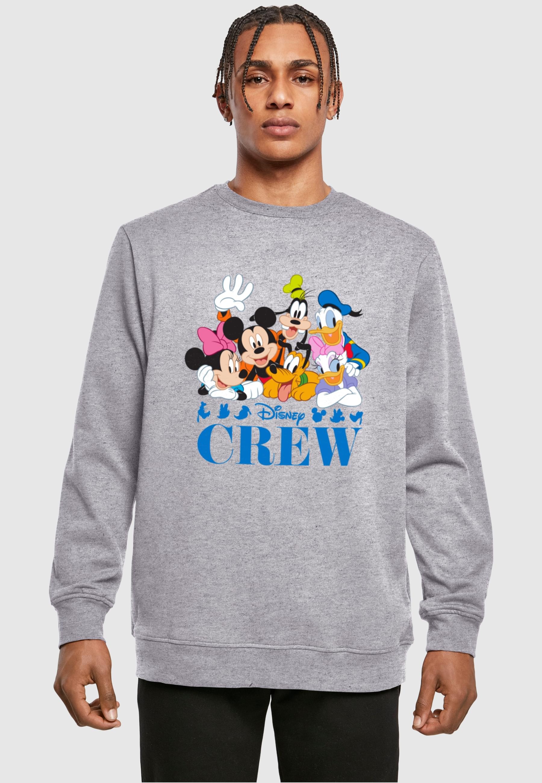 ABSOLUTE CULT Rundhalspullover »ABSOLUTE CULT Herren Mickey Mouse - Disney Friends Crewneck«, (1 tlg.)