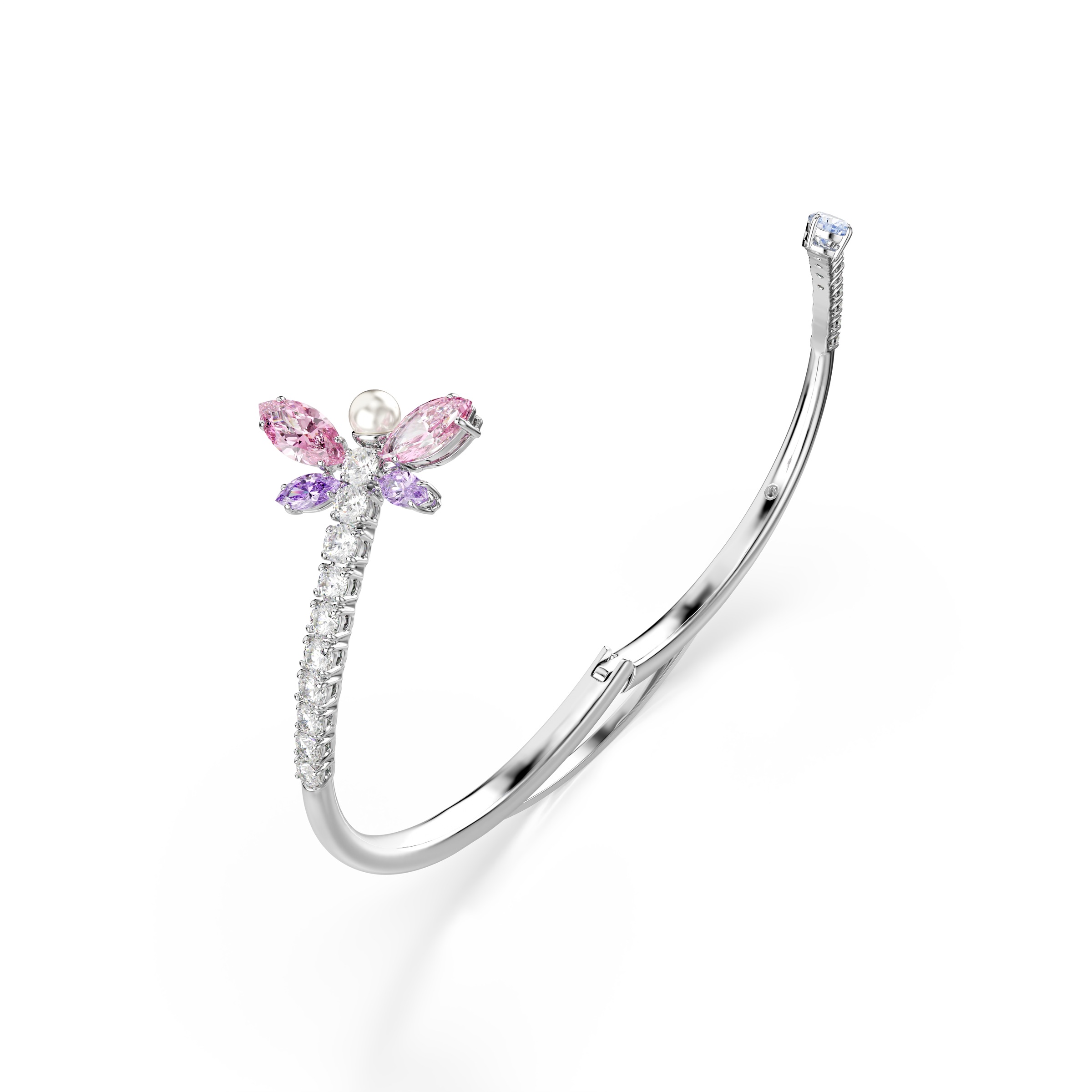 Swarovski Armspange »Schmuck Geschenk Capsule Armreif« mit Swarovski® Kristall, Zirkonia (synth.) - mit Swarovski® Perle