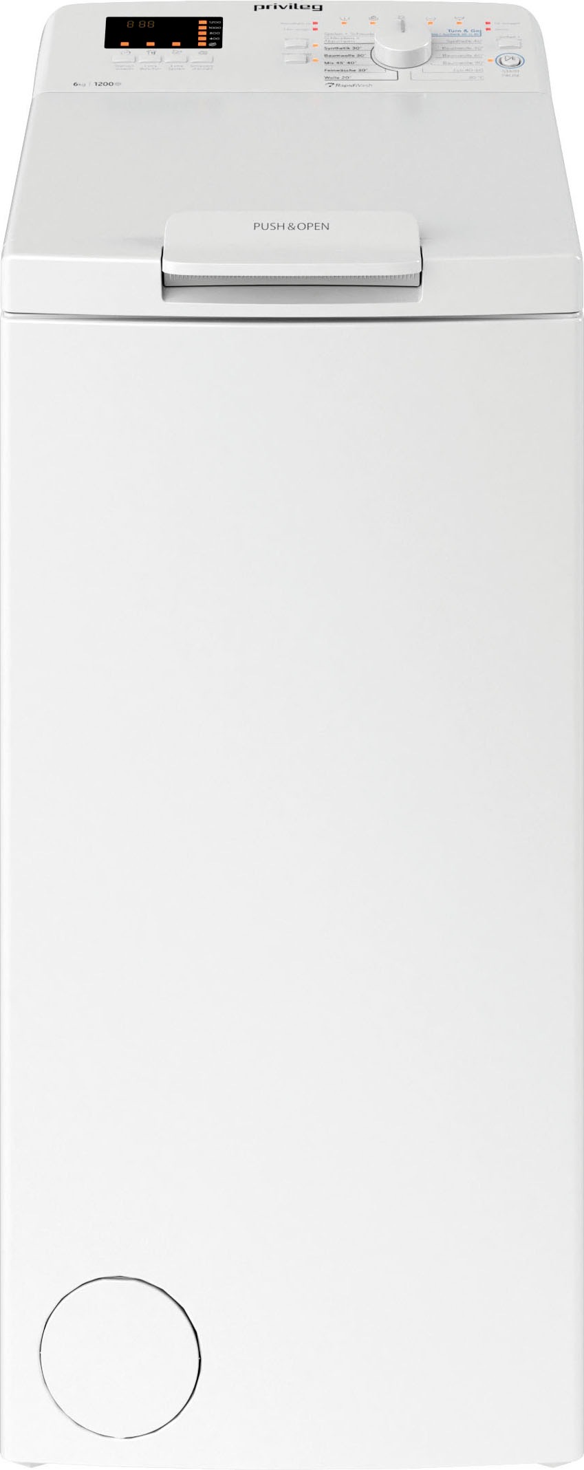 Privileg Waschmaschine Toplader "PWT C S6245E" 6 kg 1200 U/min Turn&Go, Rap günstig online kaufen