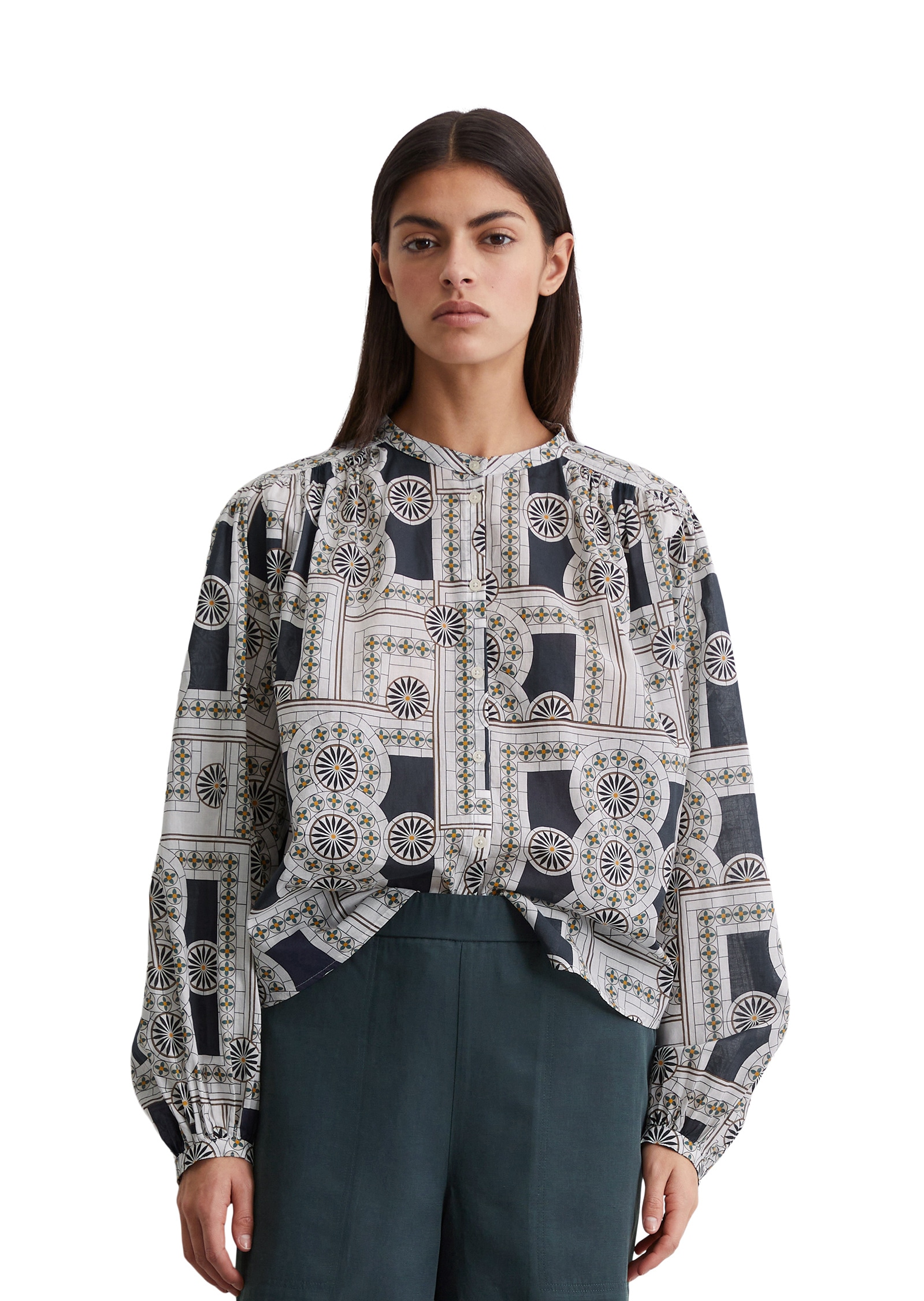 Marc OPolo Langarmbluse "aus Silky-Touch-Voile" günstig online kaufen