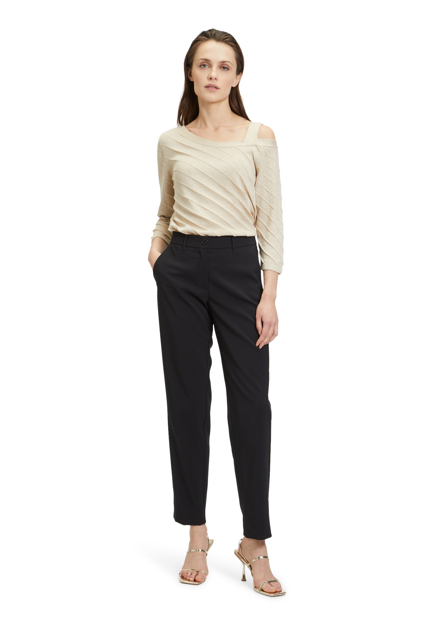 Betty Barclay Strickpullover »Betty Barclay Feinstrickpullover mit Lurexfaden«, (1 tlg.), Glitzer