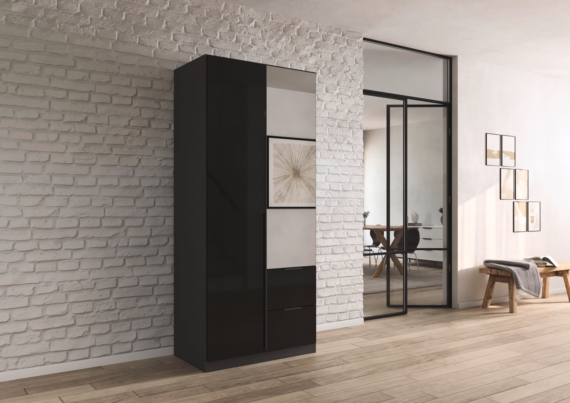 rauch Drehtürenschrank "Kleiderschrank Schrank Garderobe AGORDO mit Dekor- günstig online kaufen