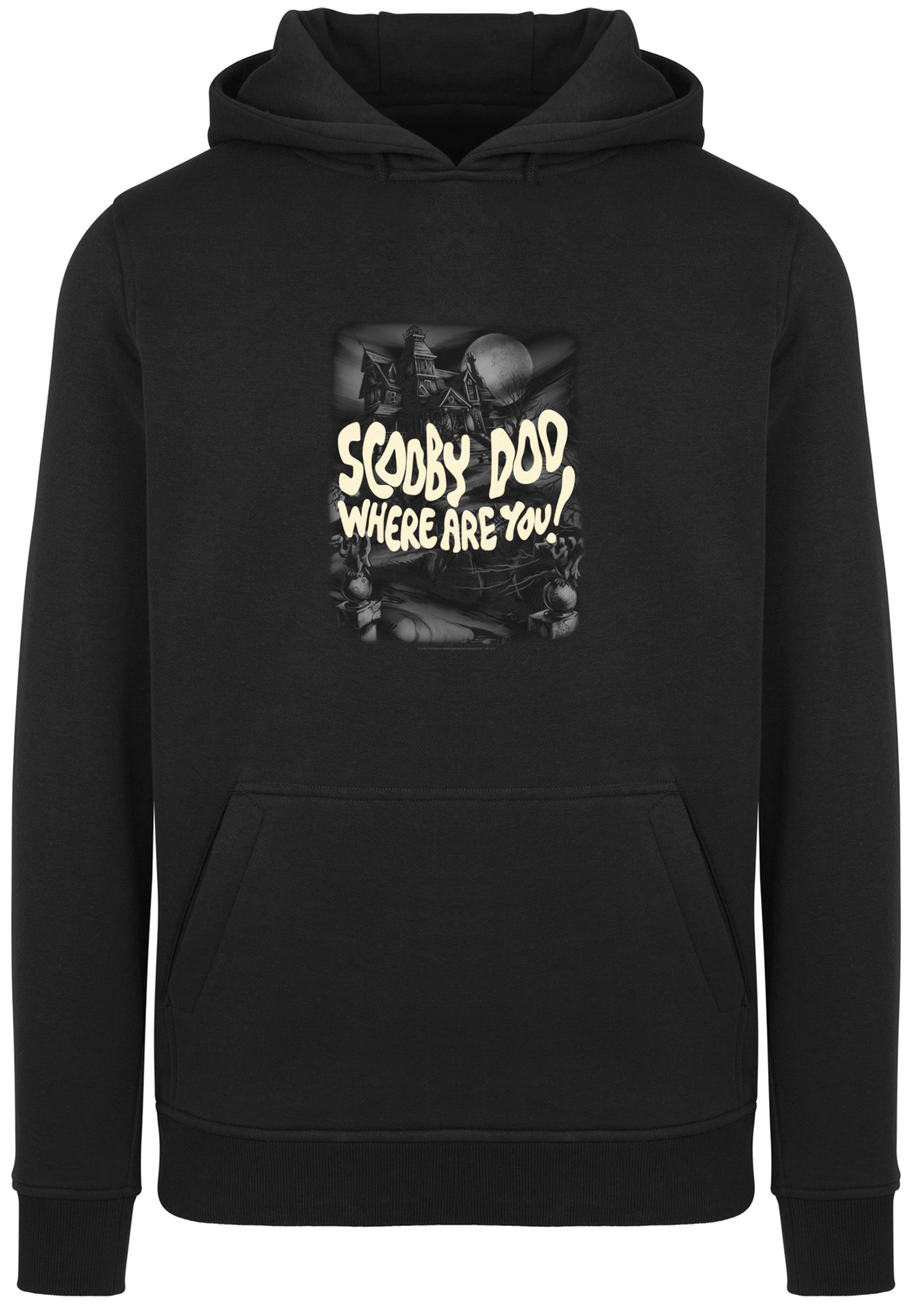 F4NT4STIC Sweatshirt "F4NT4STIC Herren Scooby Doo Scary Castle with Heavy Hoody"