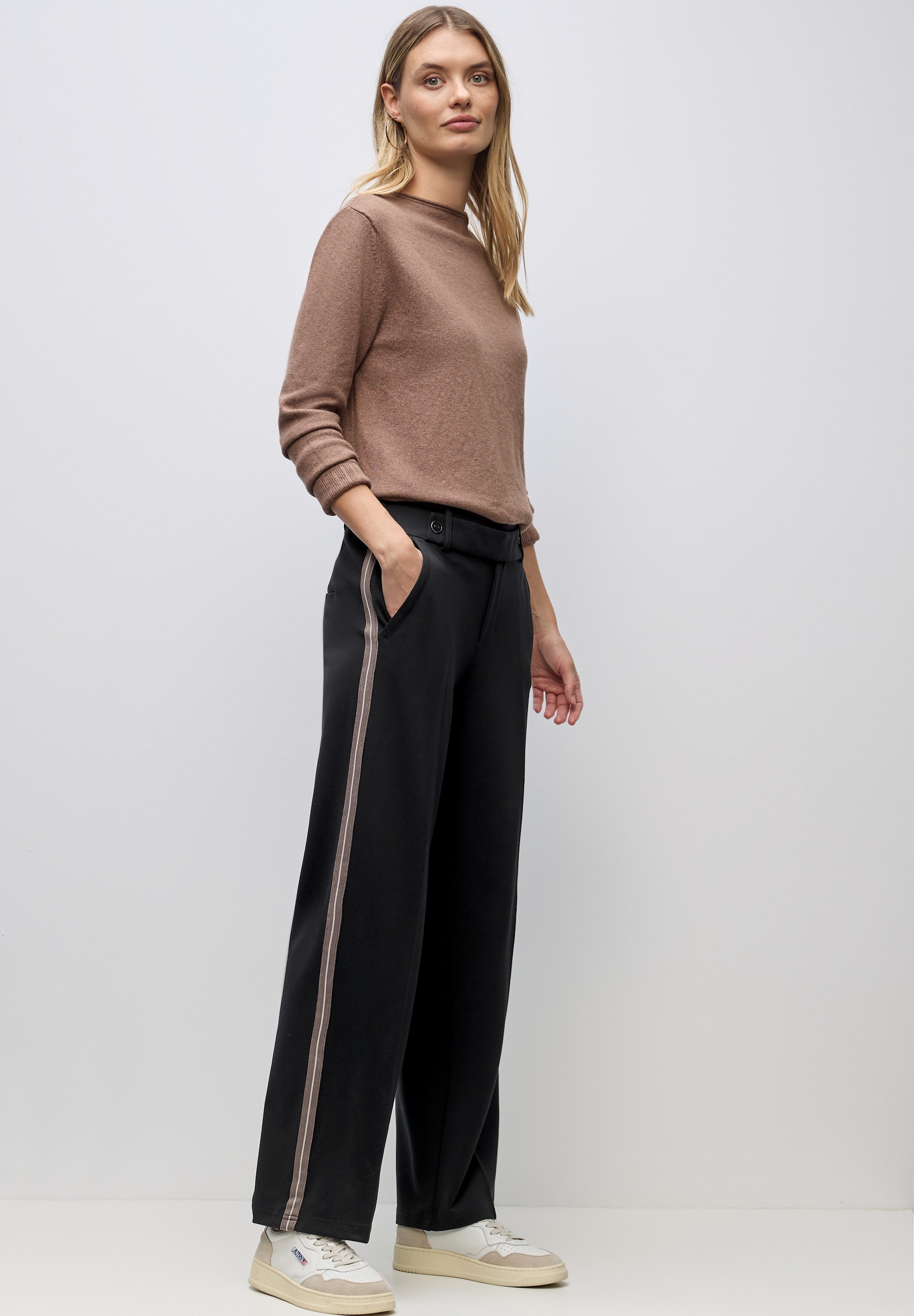 STREET ONE Stoffhose, High Waist