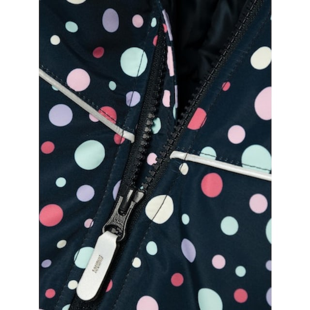 Name It Outdoorjacke »NMFMAXI JACKET DANCING DOTS«, mit Kapuze | BAUR