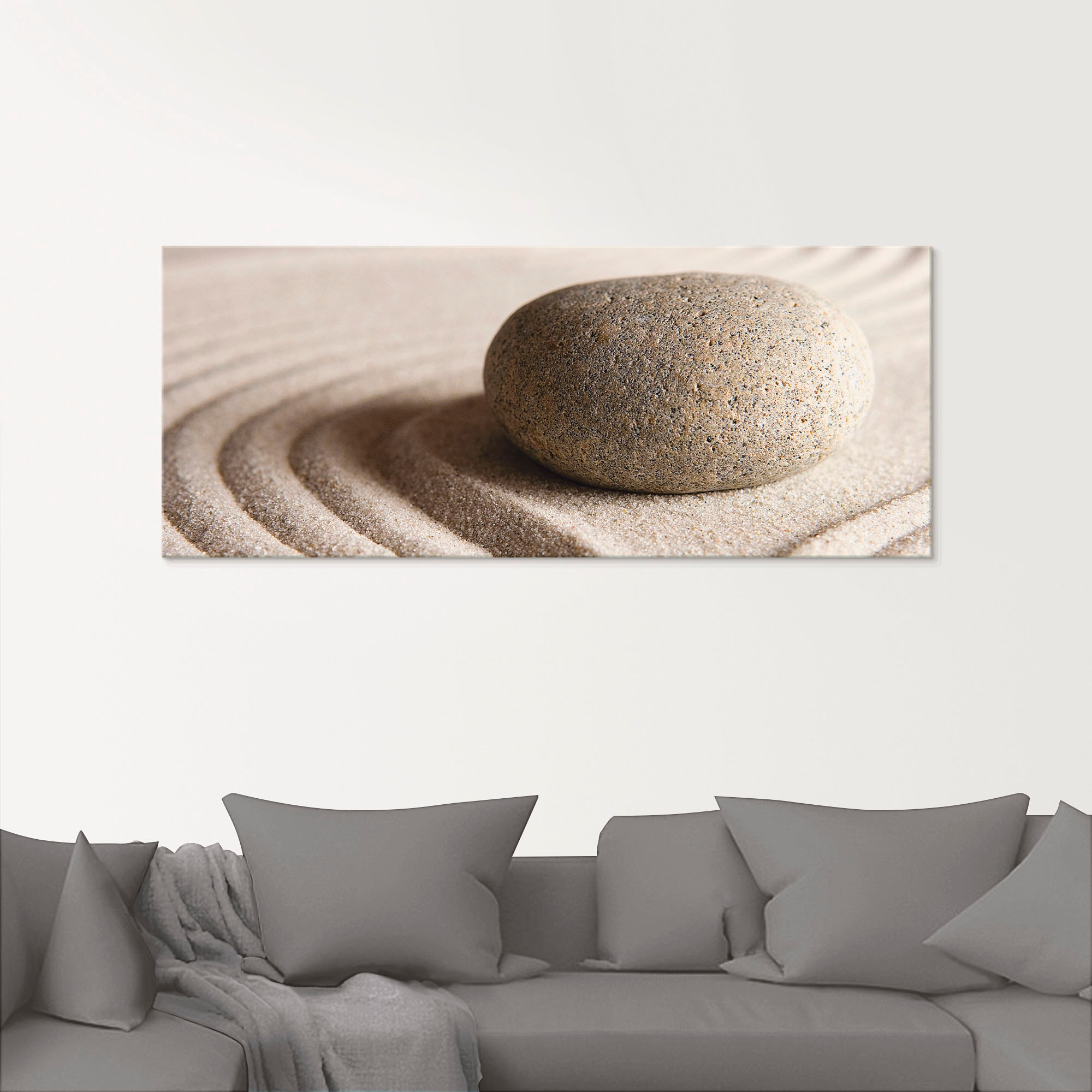 Artland Glasbild "Zen Stein" Zen 1 Stk. tlg. in verschiedenen Größen günstig online kaufen