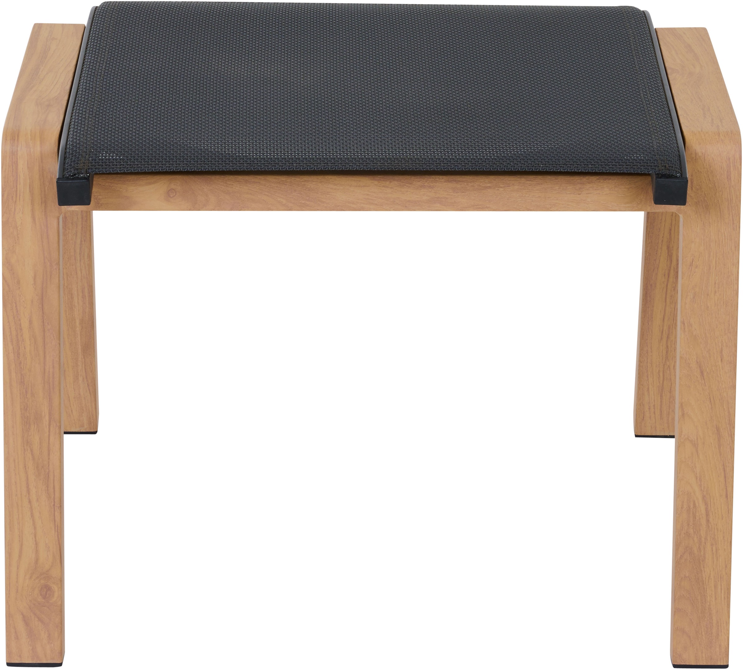 Siena Garden Hocker »CATANIA« Aluminiumgestell in teaklook, Ranotex® Bezug, Dining Hocker