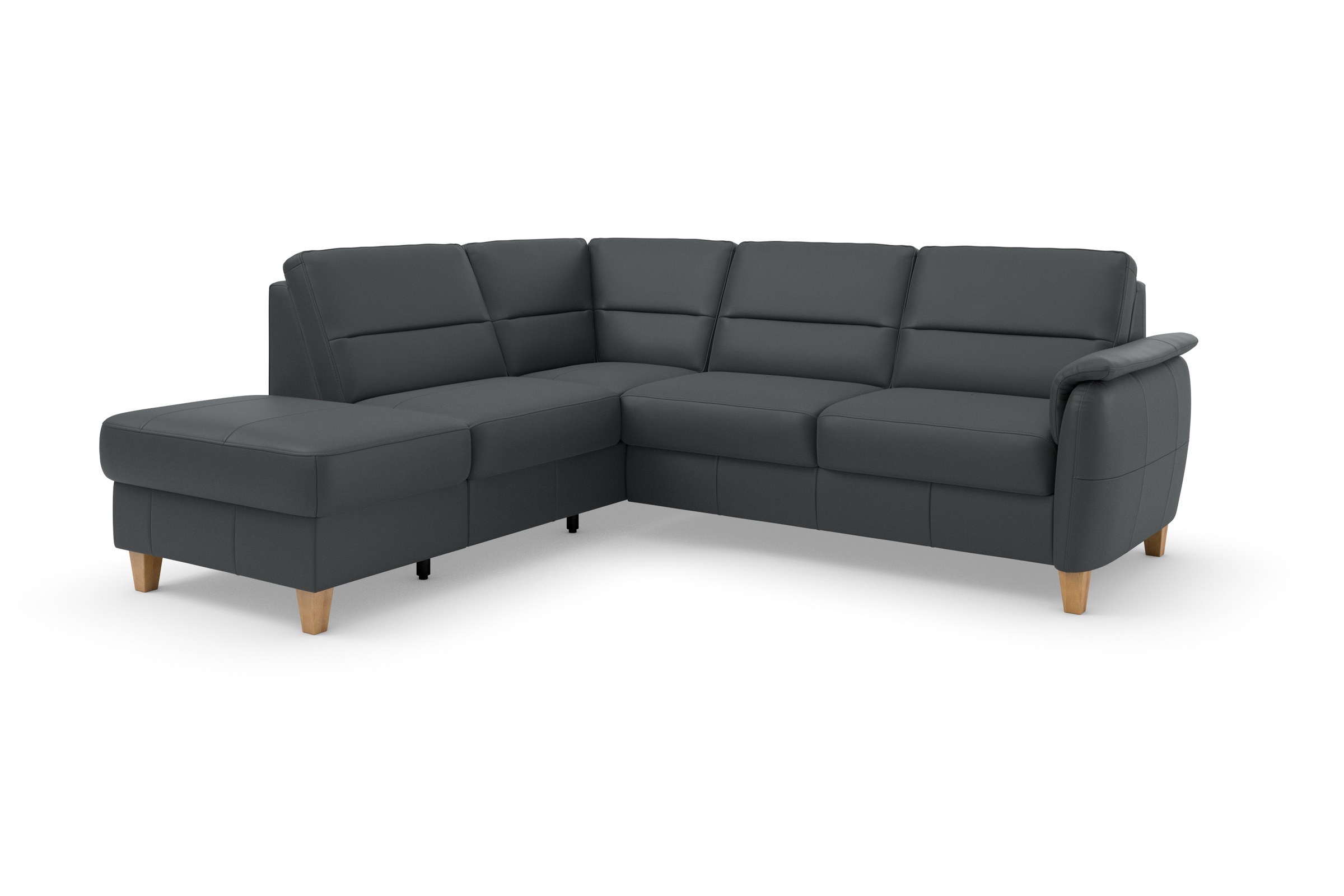 Home affaire Ecksofa »Palmera L-Form«, Federkern, wahlweise mit Bettfunktion und mit/ohne Stauraum