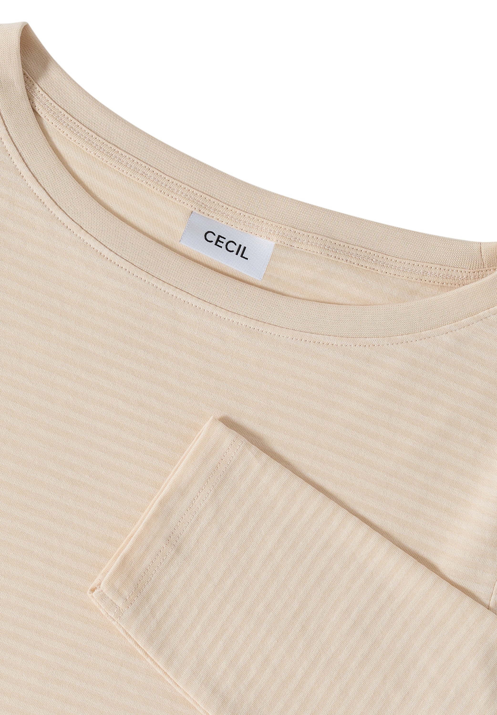 Cecil Langarmshirt, im soften Baumwoll-Mix