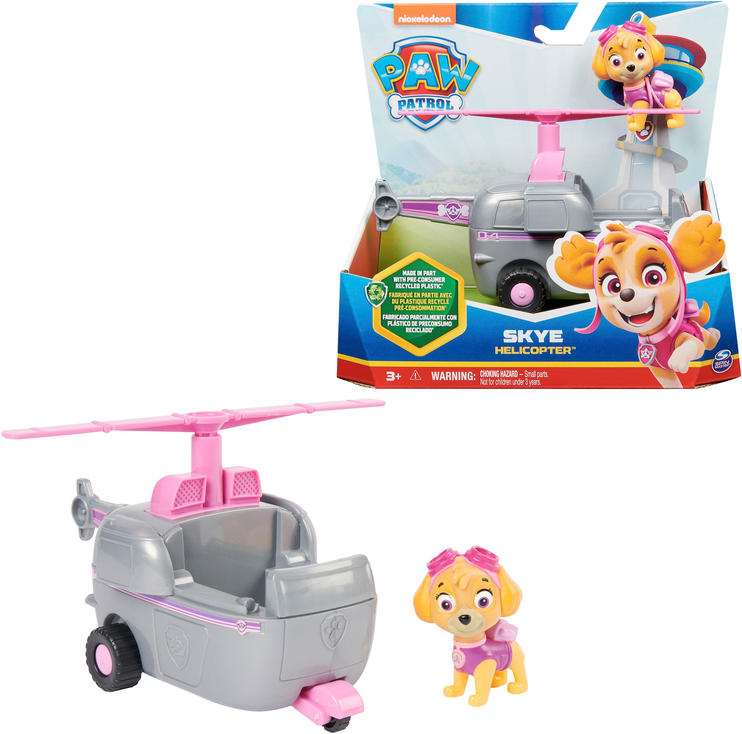 Spielzeug-Auto »Paw Patrol - Sust. Basic Vehicle Skye«, zum Teil aus recycelten Material