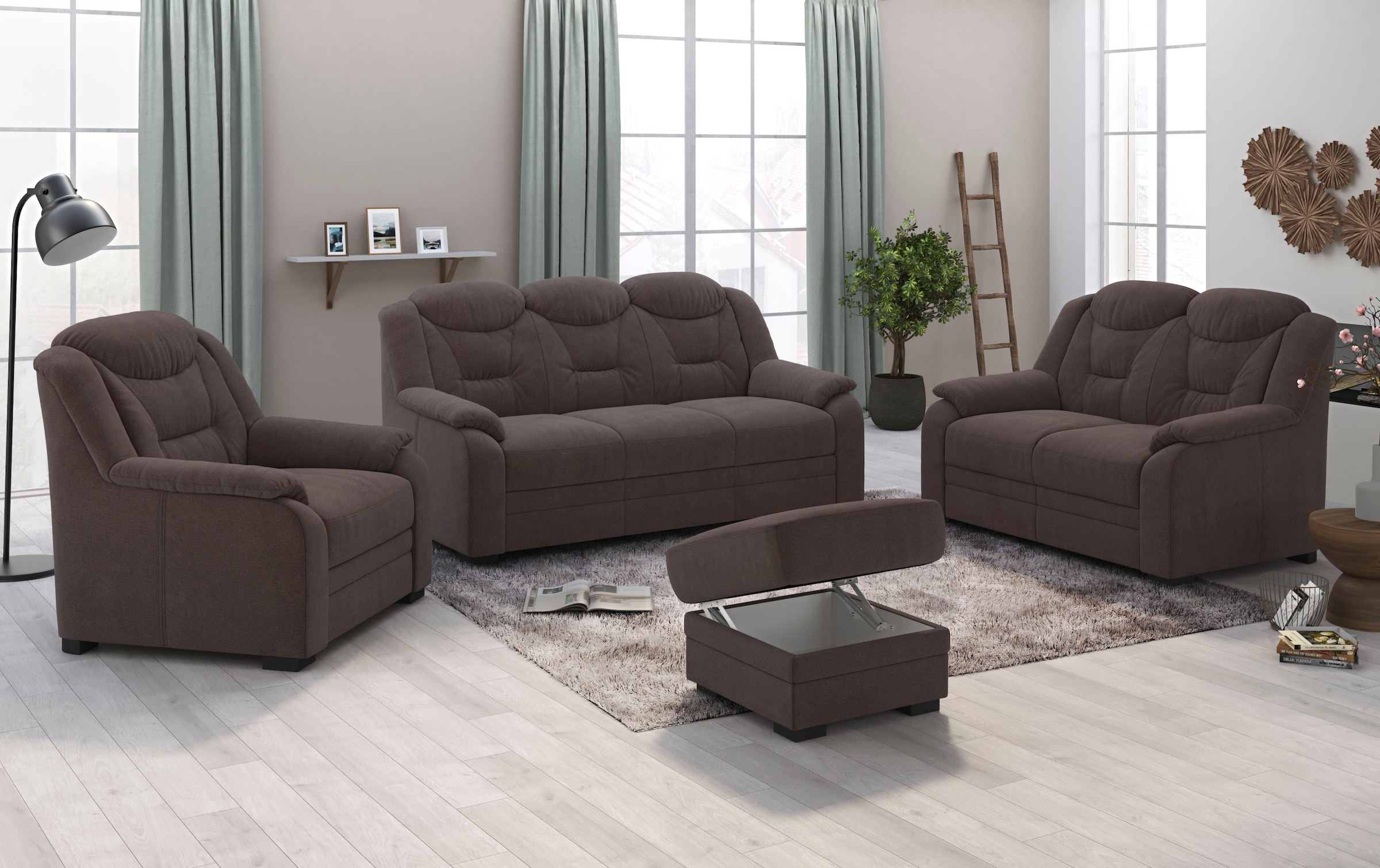 COTTA 3-Sitzer »Marcus«, Sofa mit hoher Rückenlehne