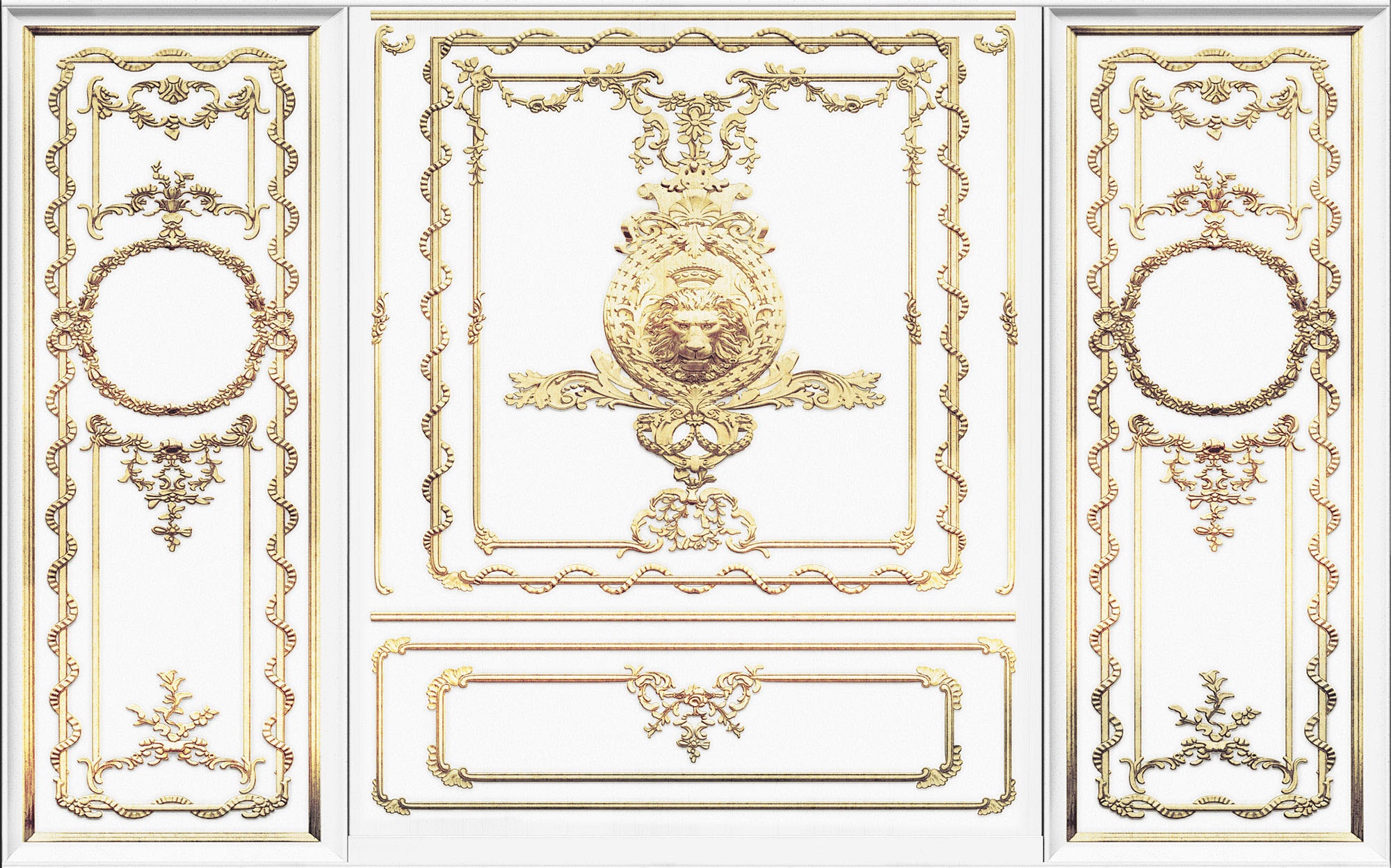 Vliestapete »Roaring Royal«, 400x250 cm (Breite x Höhe), Vliestapete, 100 cm Bahnbreite