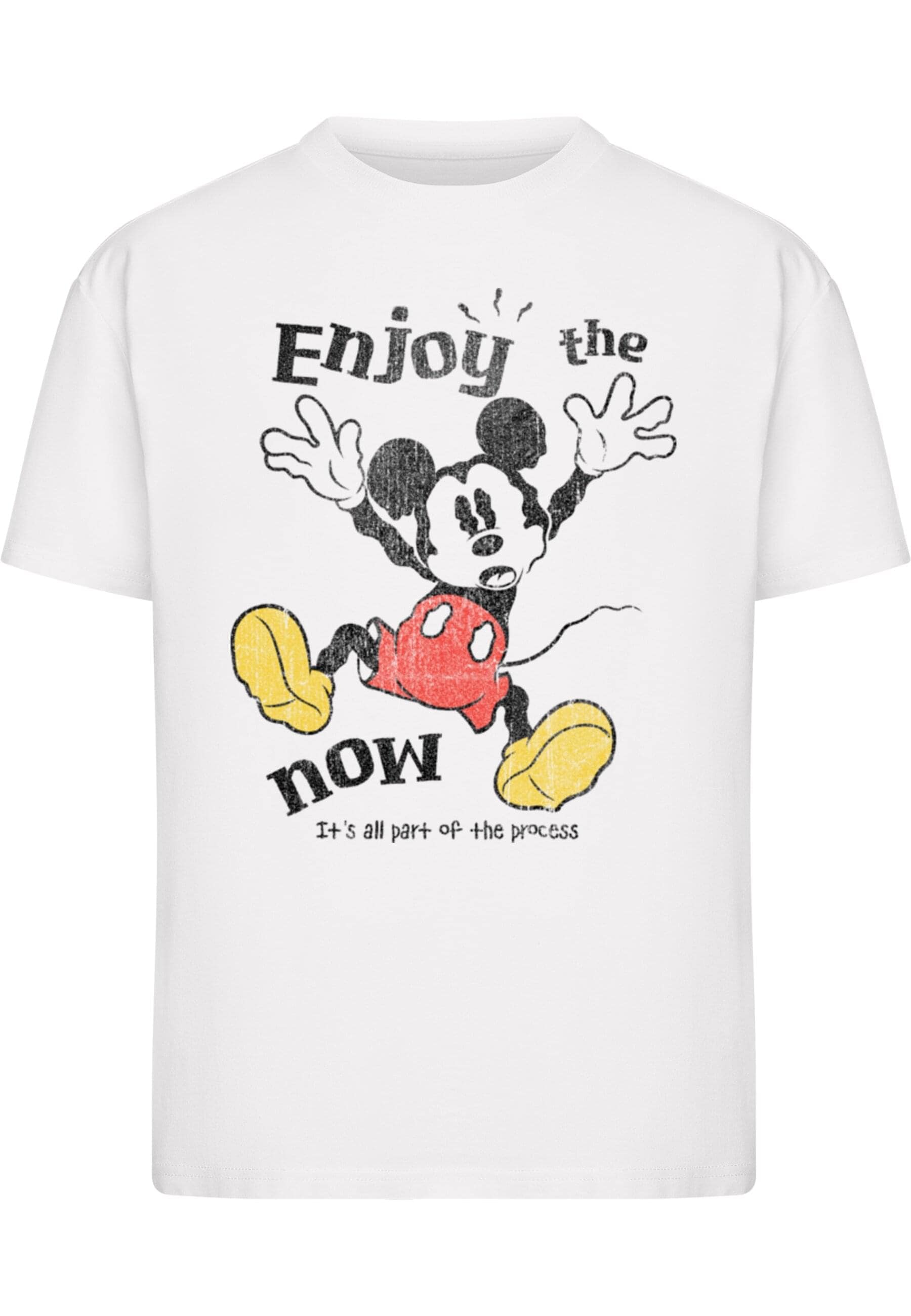 Merchcode T-Shirt "Merchcode Mickey Mouse Enjoy The Now Tee" 1 Stk. günstig online kaufen