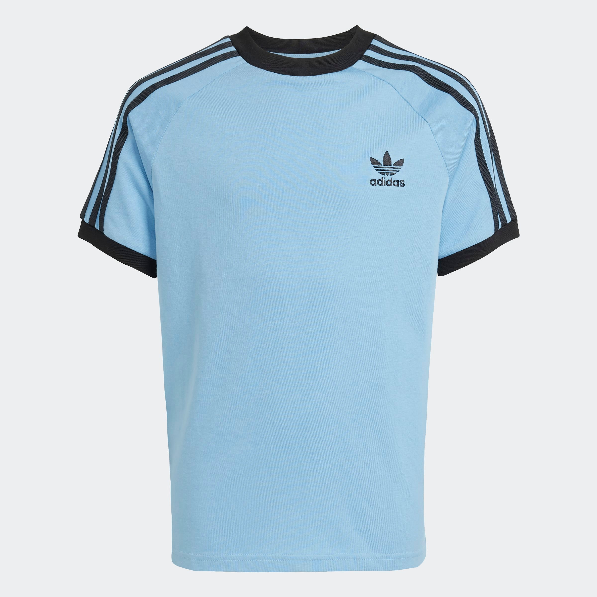 adidas Originals T-Shirt »3 STRIPE TEE« sportlicher Stil, mit kurzen Ärmeln, für Kinder, aus Baumwolle